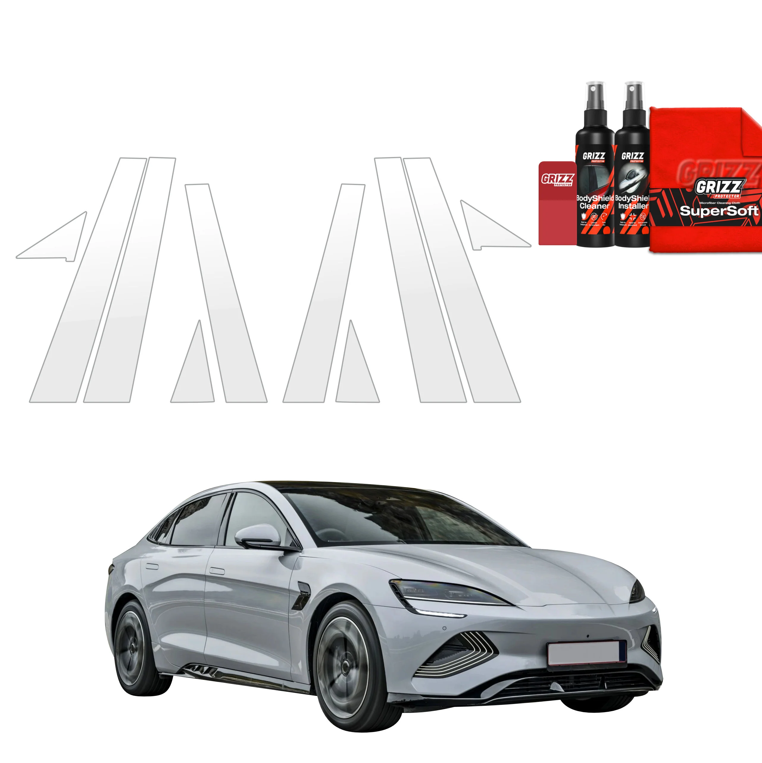 10in1 Schutzfolie für B-C-Säule - BYD Seal (2026)