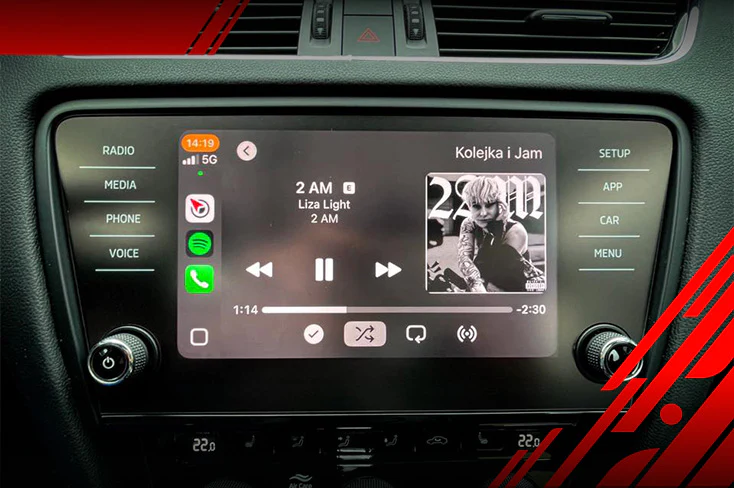 2 Displayschutzfolien für Skoda Octavia 3 8" Bolero (2017-2020) Anti-Fingerprint, Matt - Image 2