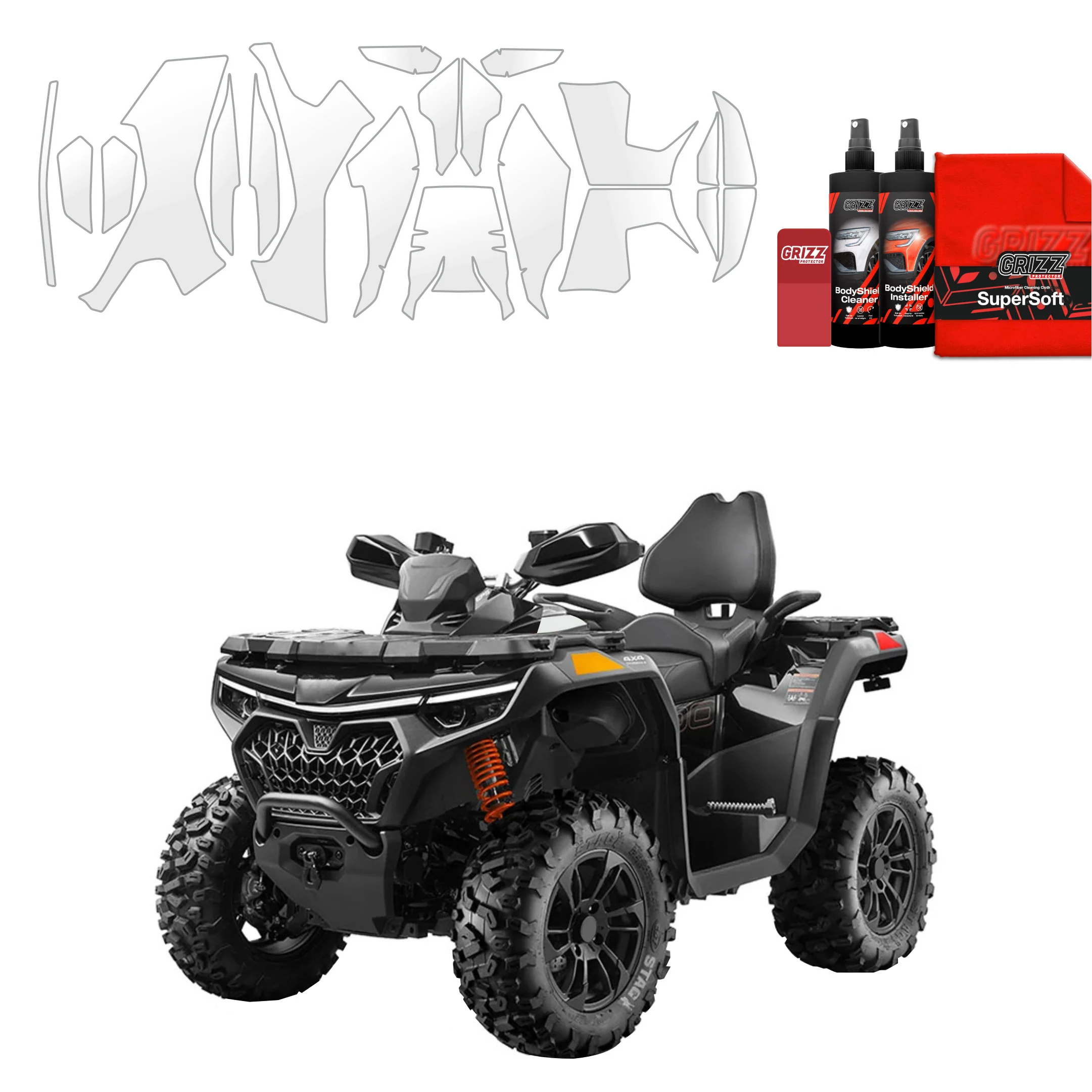20in1 Schutzfolie - CFMOTO CFORCE 1000 Touring (2024-2026)