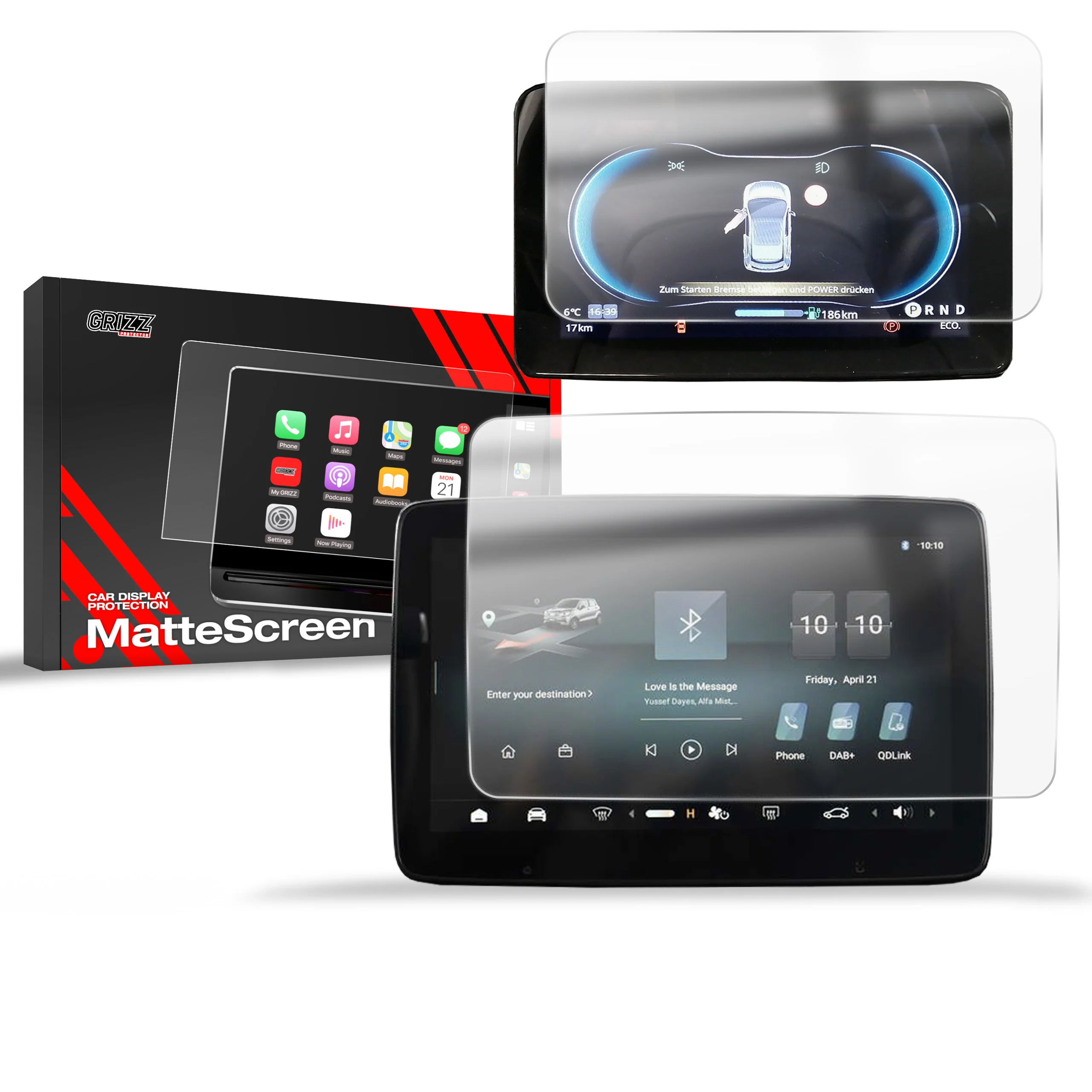 2in1 Displayschutzfolie für Leapmotor T03 10,1" (2025-2026) Anti-Fingerprint, Matt - Image 8