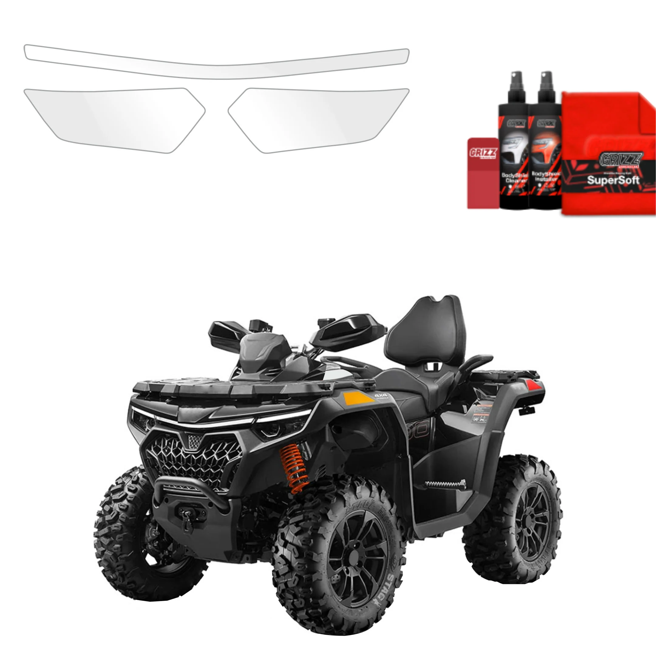 2in1 Schutzfolie - CFMOTO CFORCE 1000 Touring (2024-2026)
