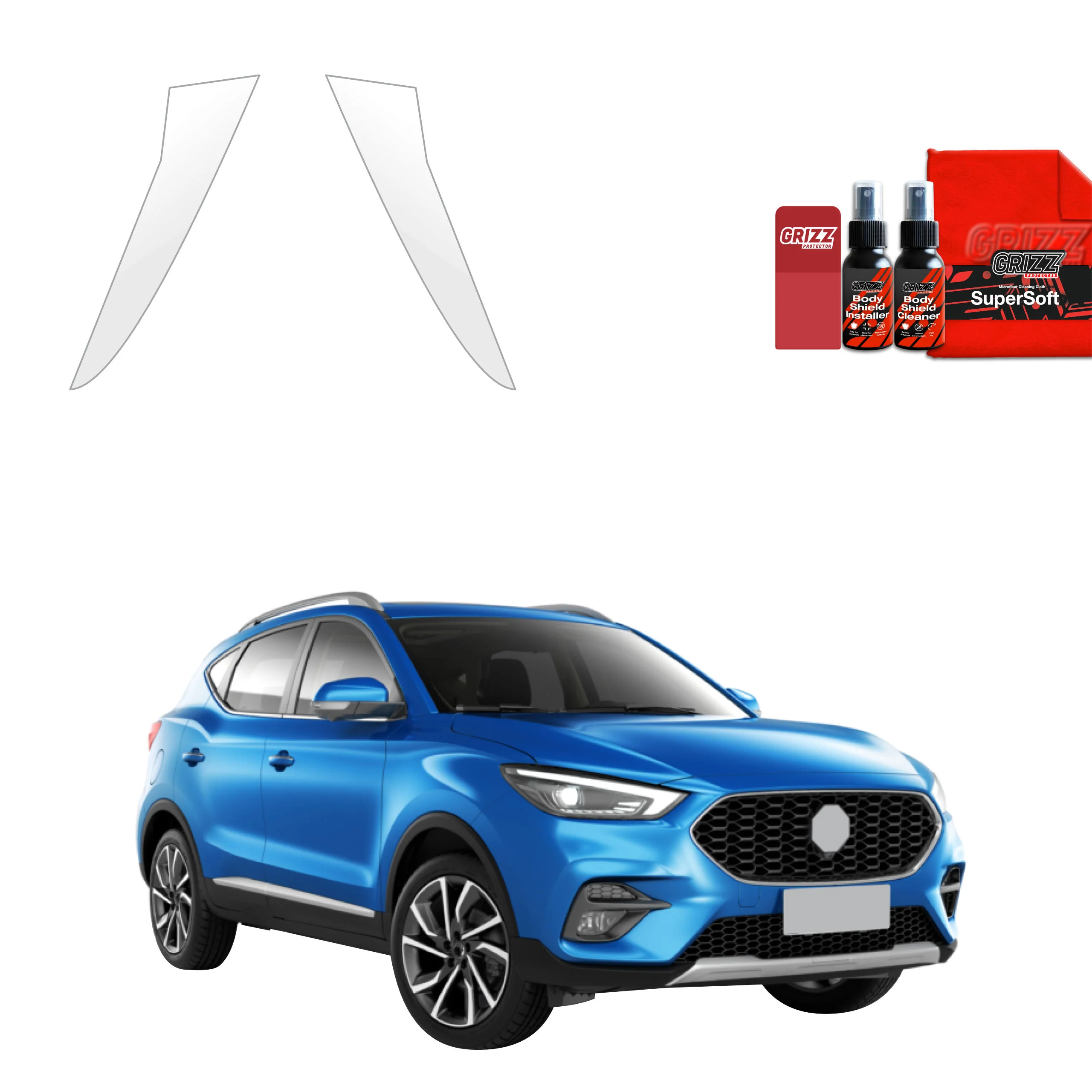 2in1 Schutzfolie fĂŒr C-SĂ€ule - MG ZS Classic (2019-2025)