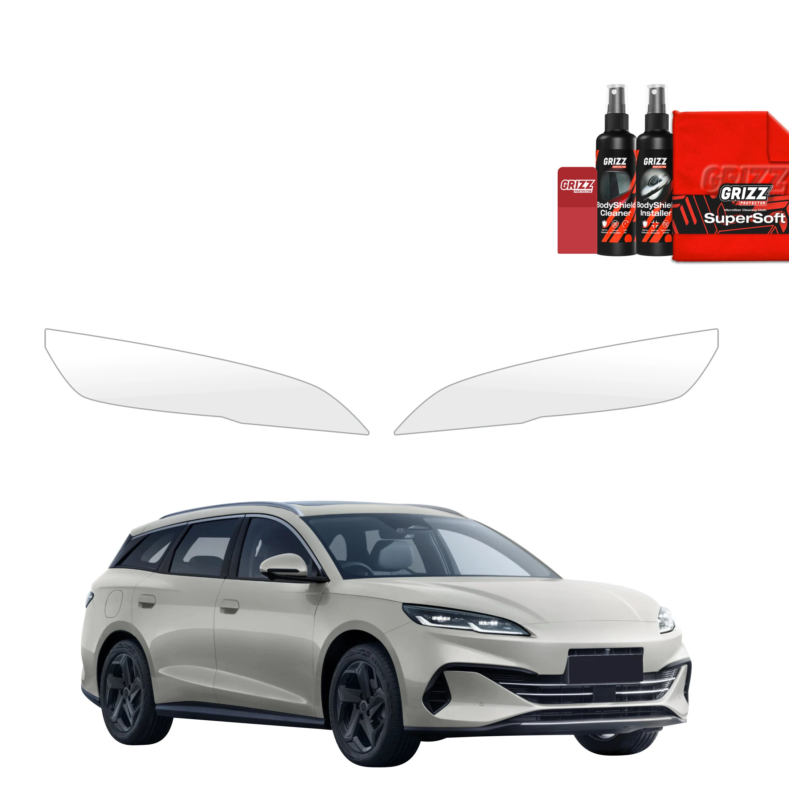 2in1 Schutzfolie für Scheinwerfer - BYD Seal 06 Dm-i Touring (2025-2026)