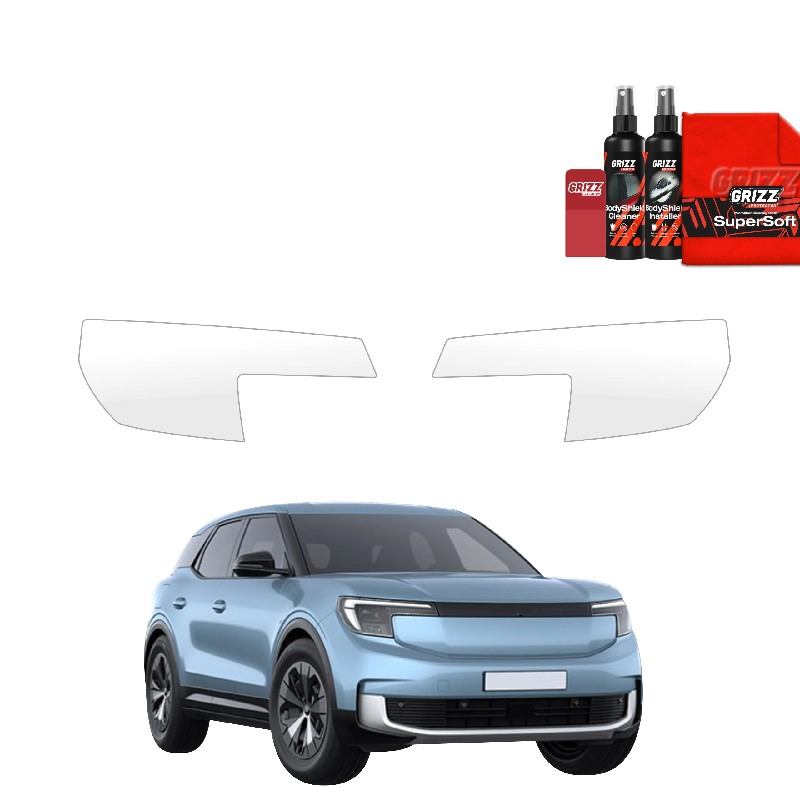 2in1 Schutzfolie für Scheinwerfer - Ford Explorer EV (2024-2026)