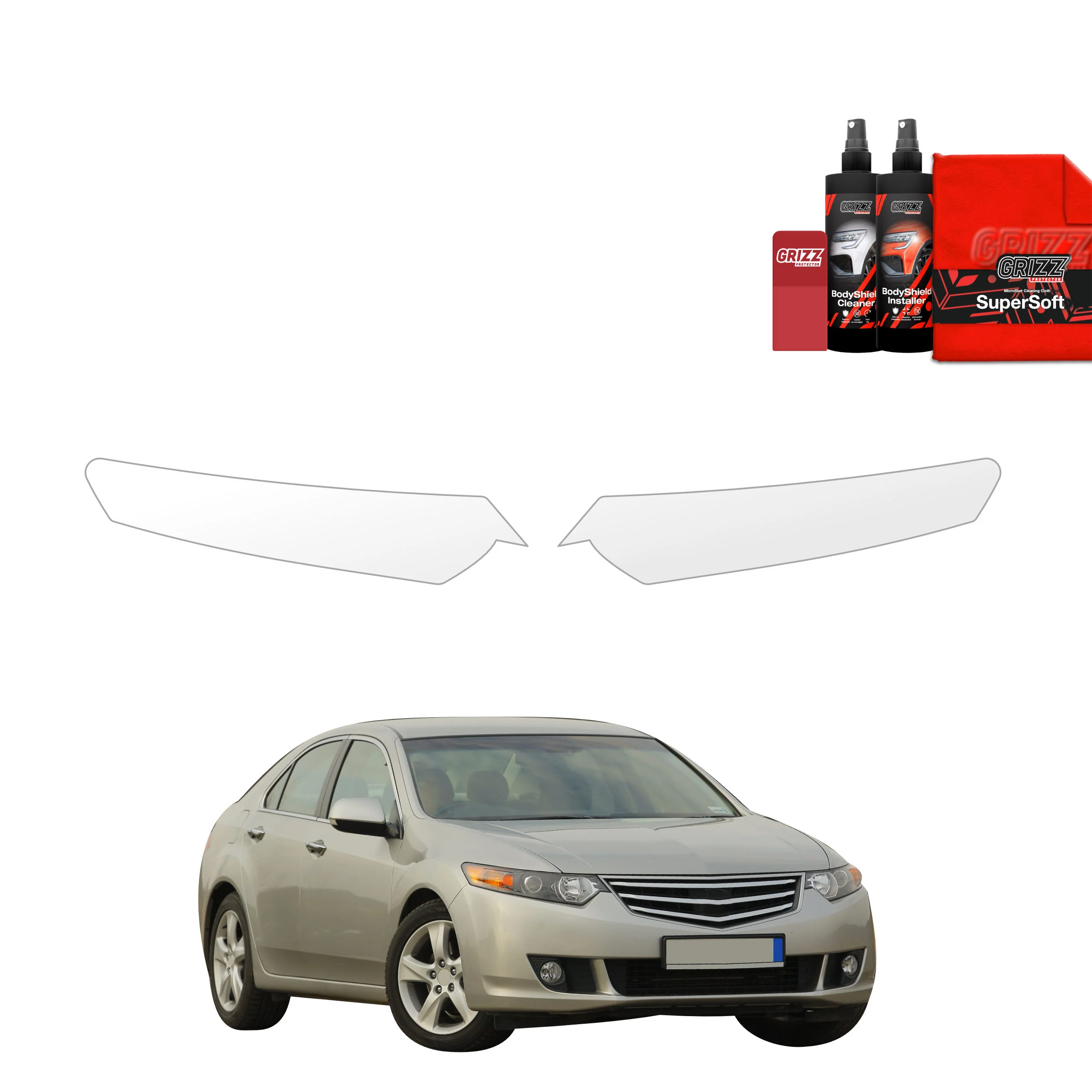 2in1 Schutzfolie für Scheinwerfer - Honda Accord Sedan 5D (2021-2026)