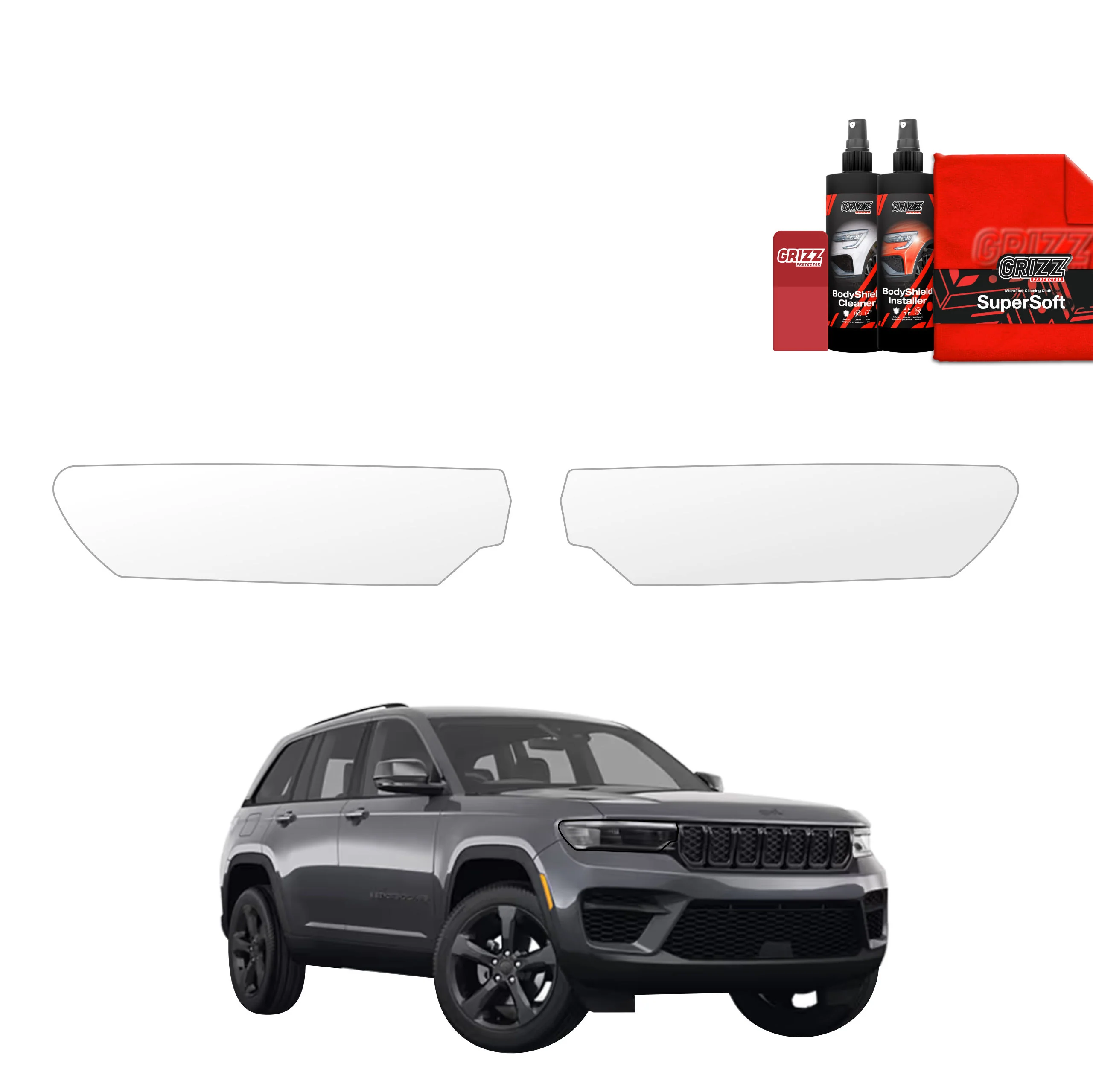 2in1 Schutzfolie für Scheinwerfer - Jeep Grand Cherokee (2025-2026)