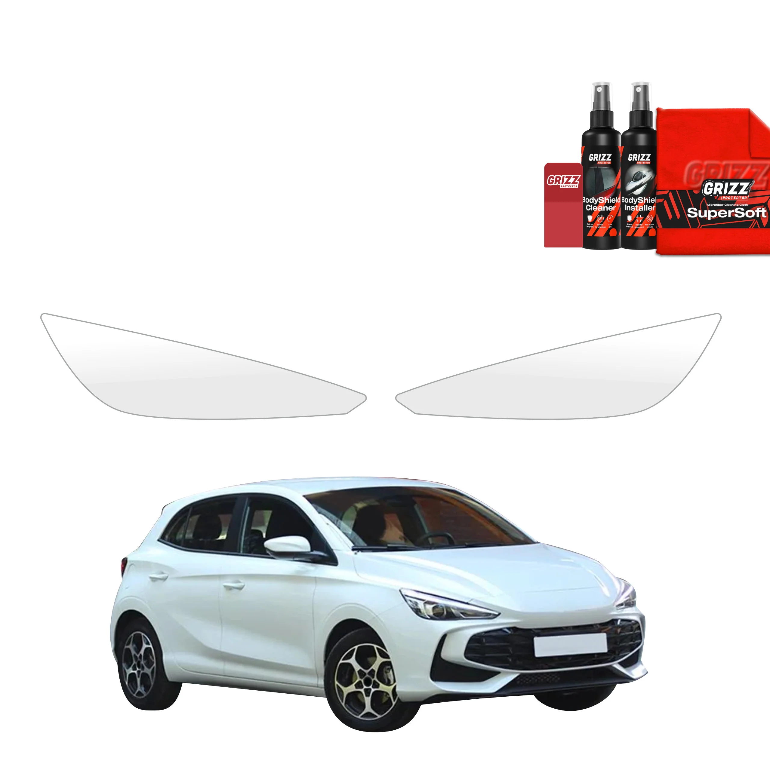 2in1 Schutzfolie für Scheinwerfer - MG 3 (2024-2026)