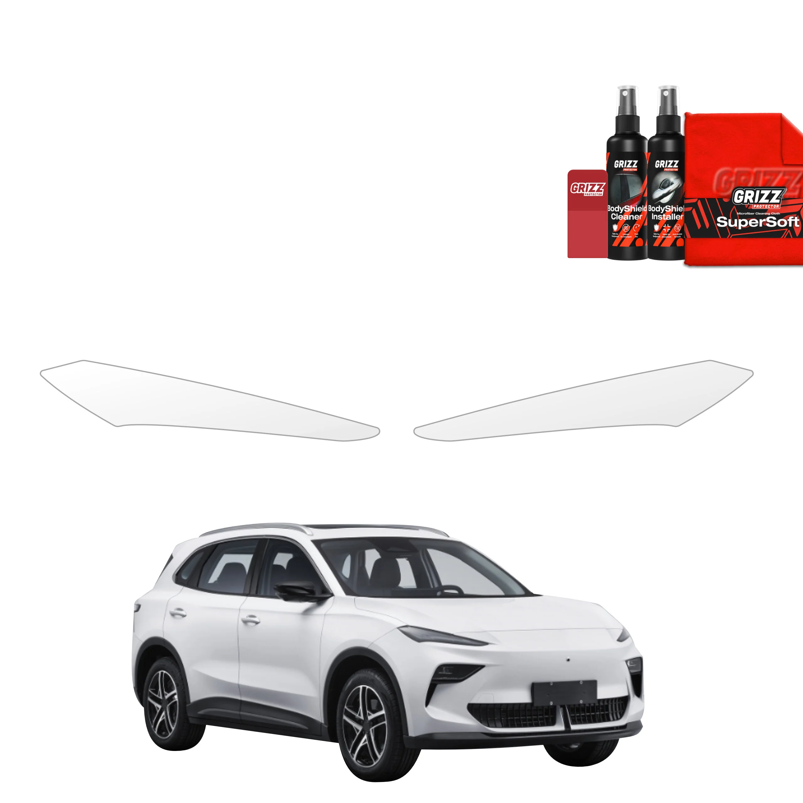2in1 Schutzfolie für Scheinwerfer - MG S5 EV (2025-2026)