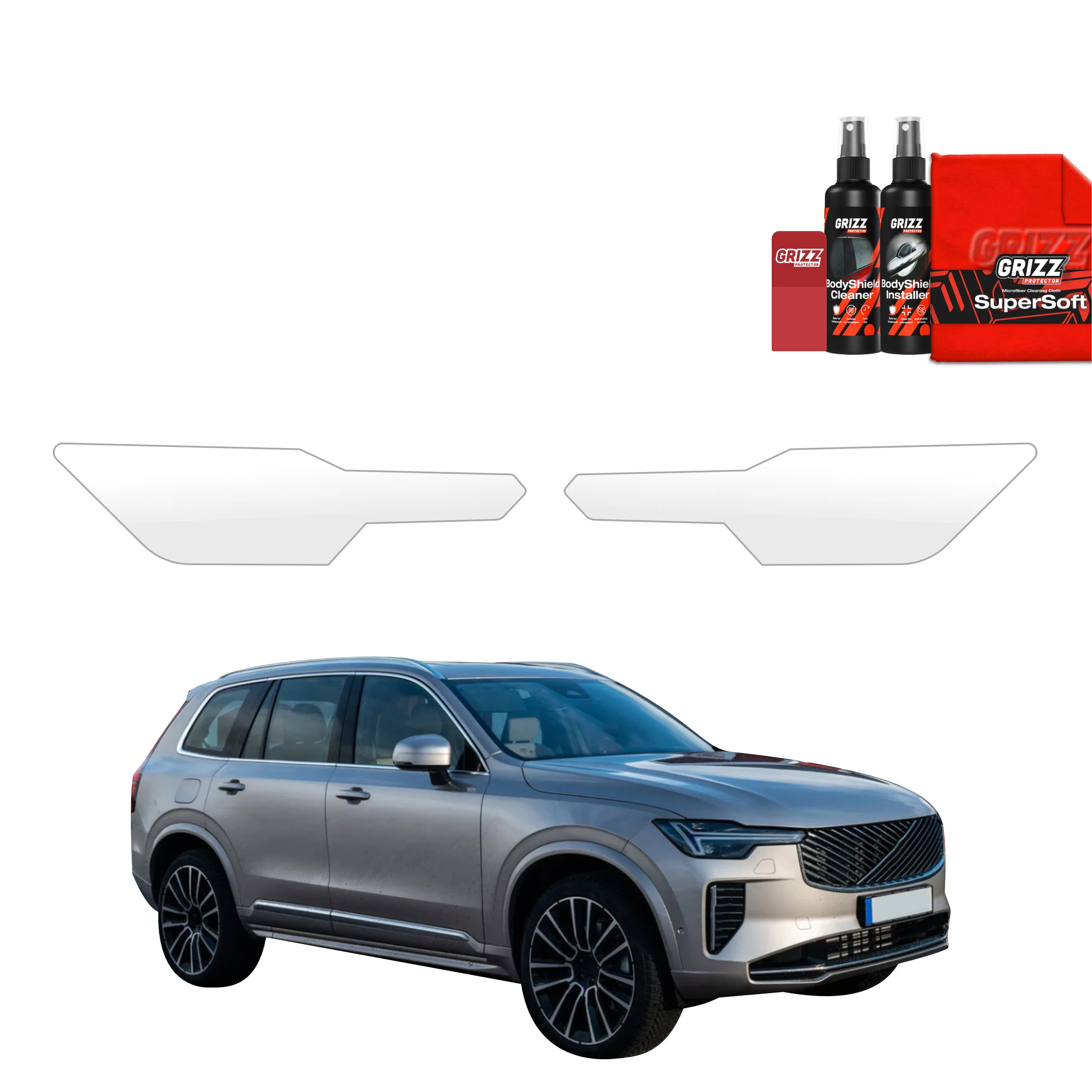 2in1 Schutzfolie für Scheinwerfer - Volvo XC90 (2026)