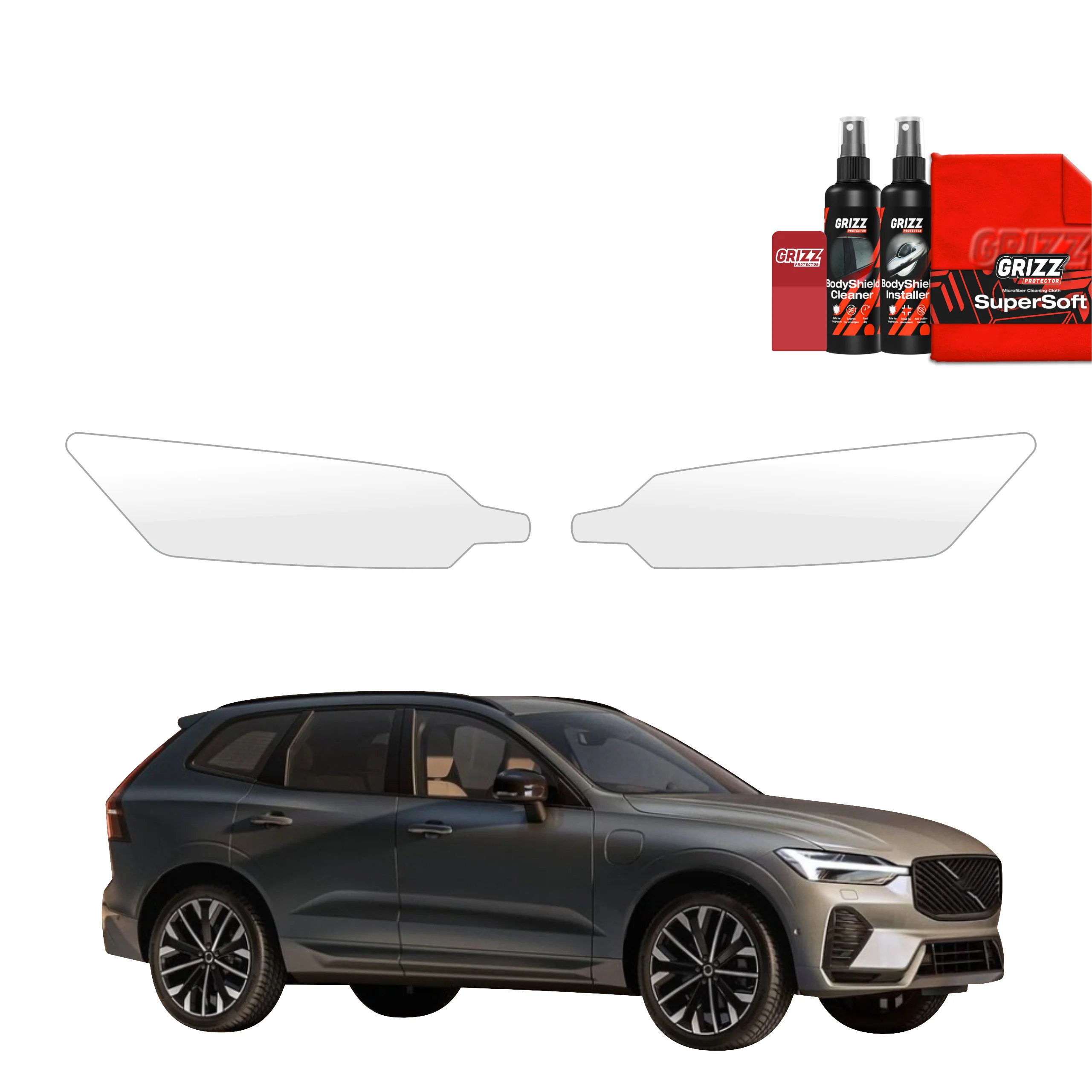 2in1 Schutzfolie für Scheinwerfer - Volvo XC60 (2025-2026)