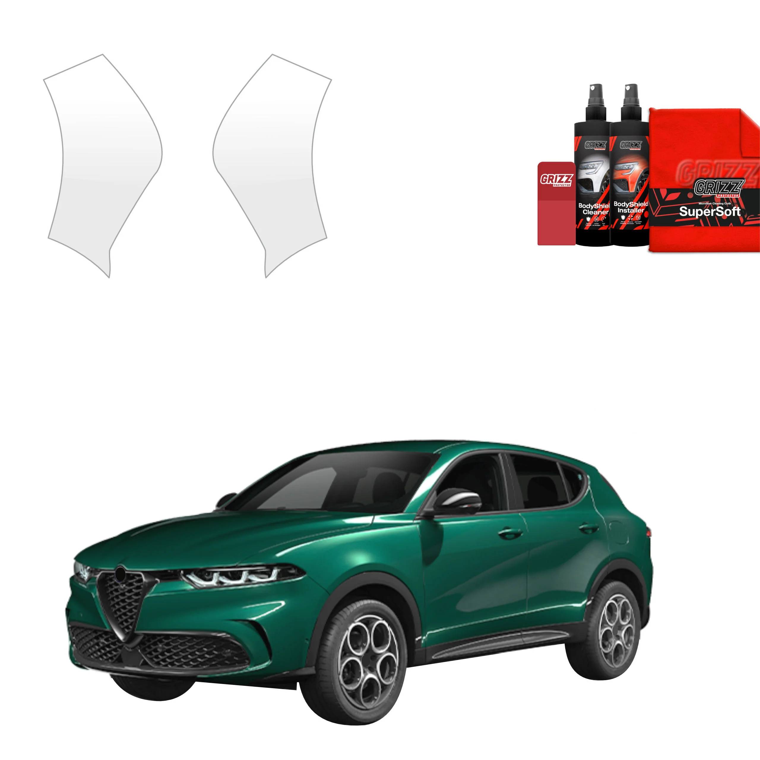 2in1 Schutzfolie für Stoßstange - Alfa Romeo Tonale (2022-2026)