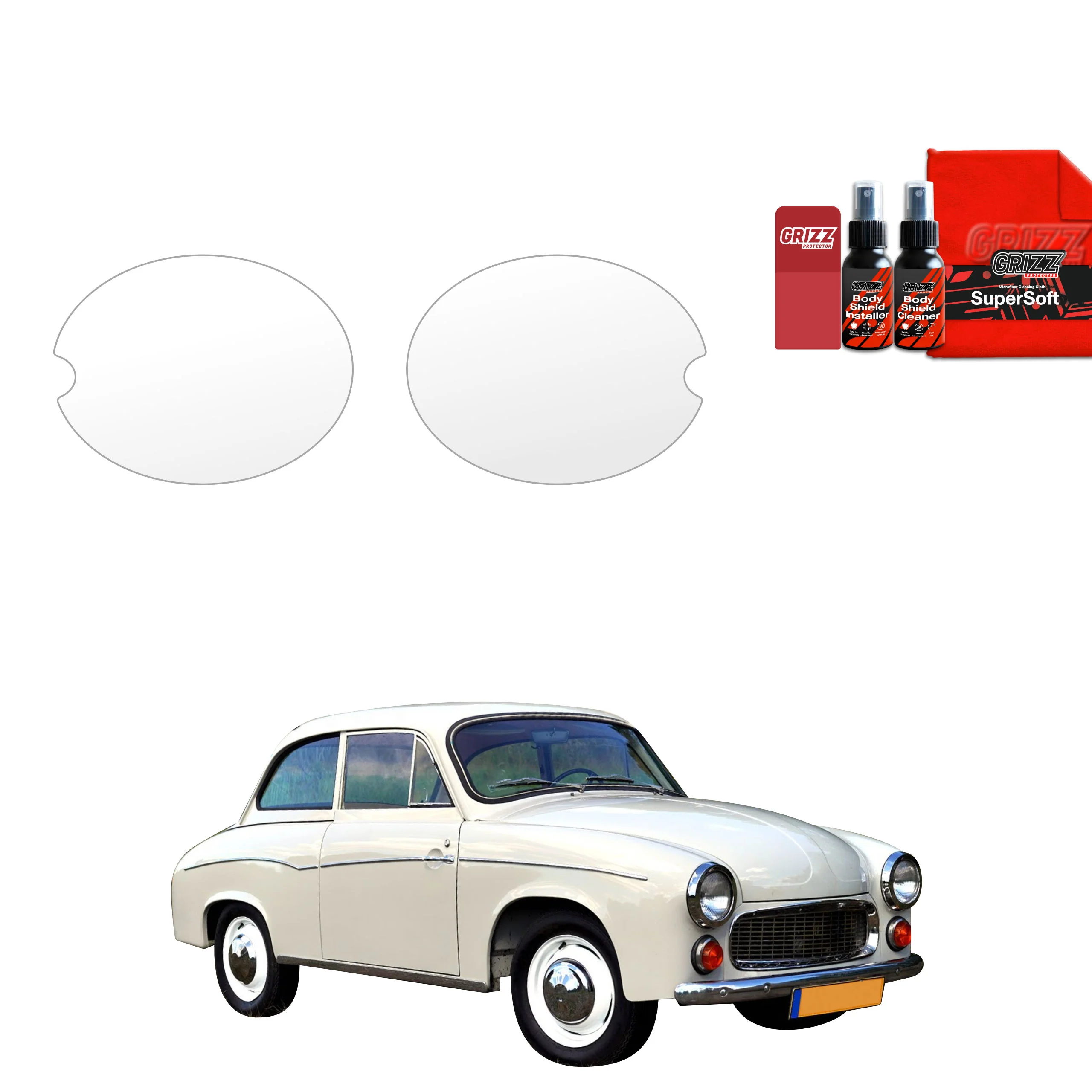 2in1 Schutzfolie für Türgriffmulden - Warszawa 101 (1960-1962)