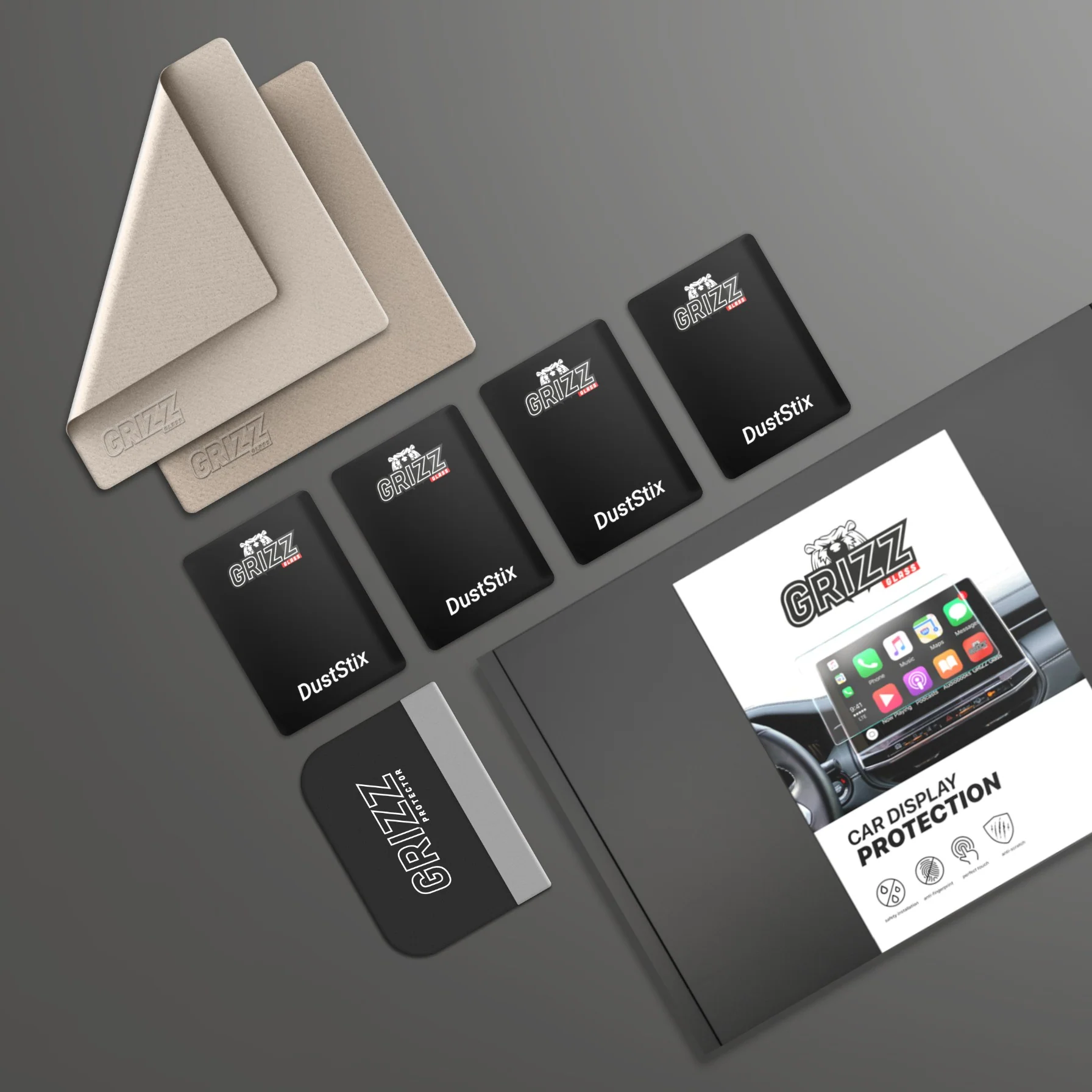 3in1 Displayschutzfolie für Volkswagen VW Tayron 12,9" (2024-2026) Navi Folie, Kratzfest, Klar - Image 8