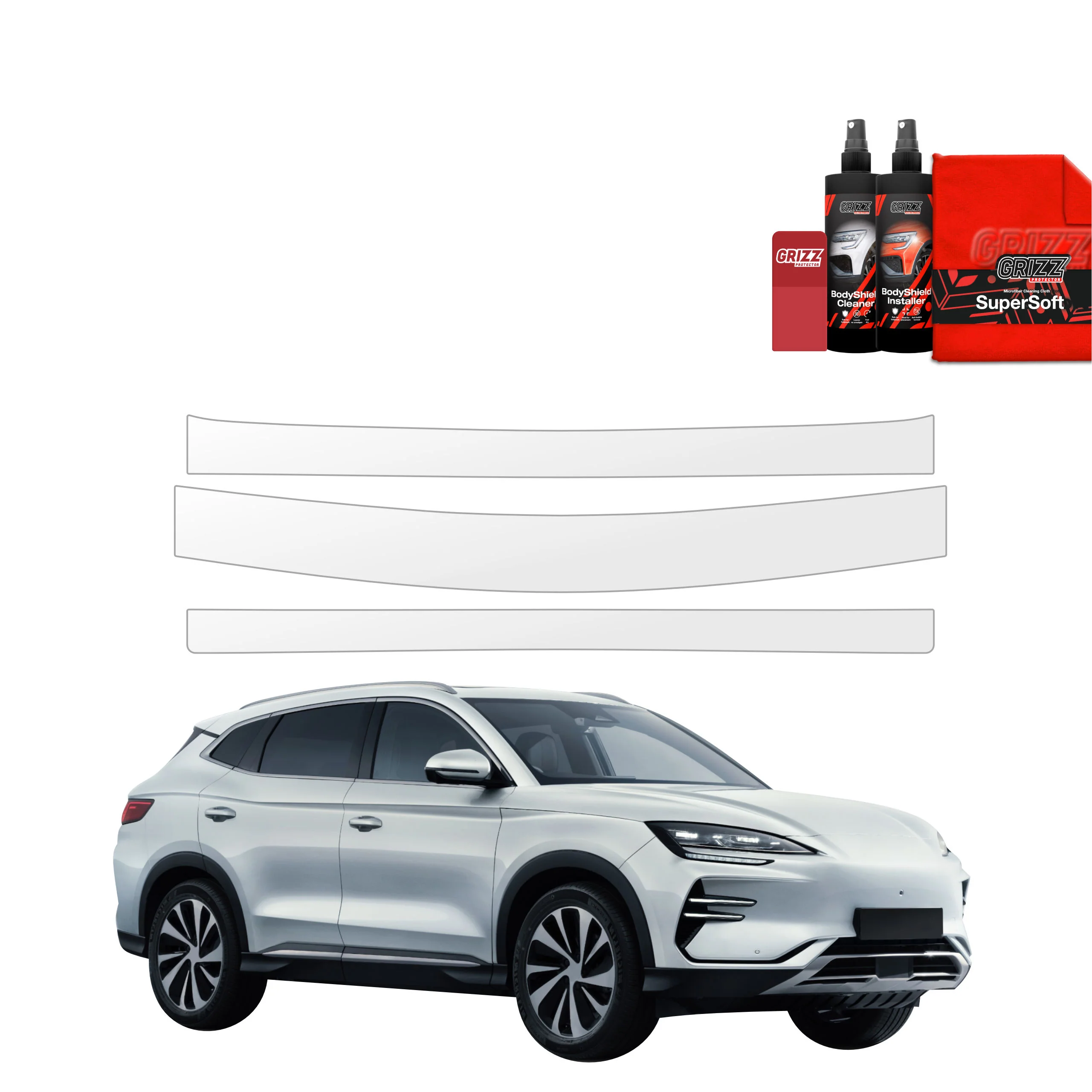 3in1 Schutzfolie für Ladekante - BYD Seal U (2024-2026)