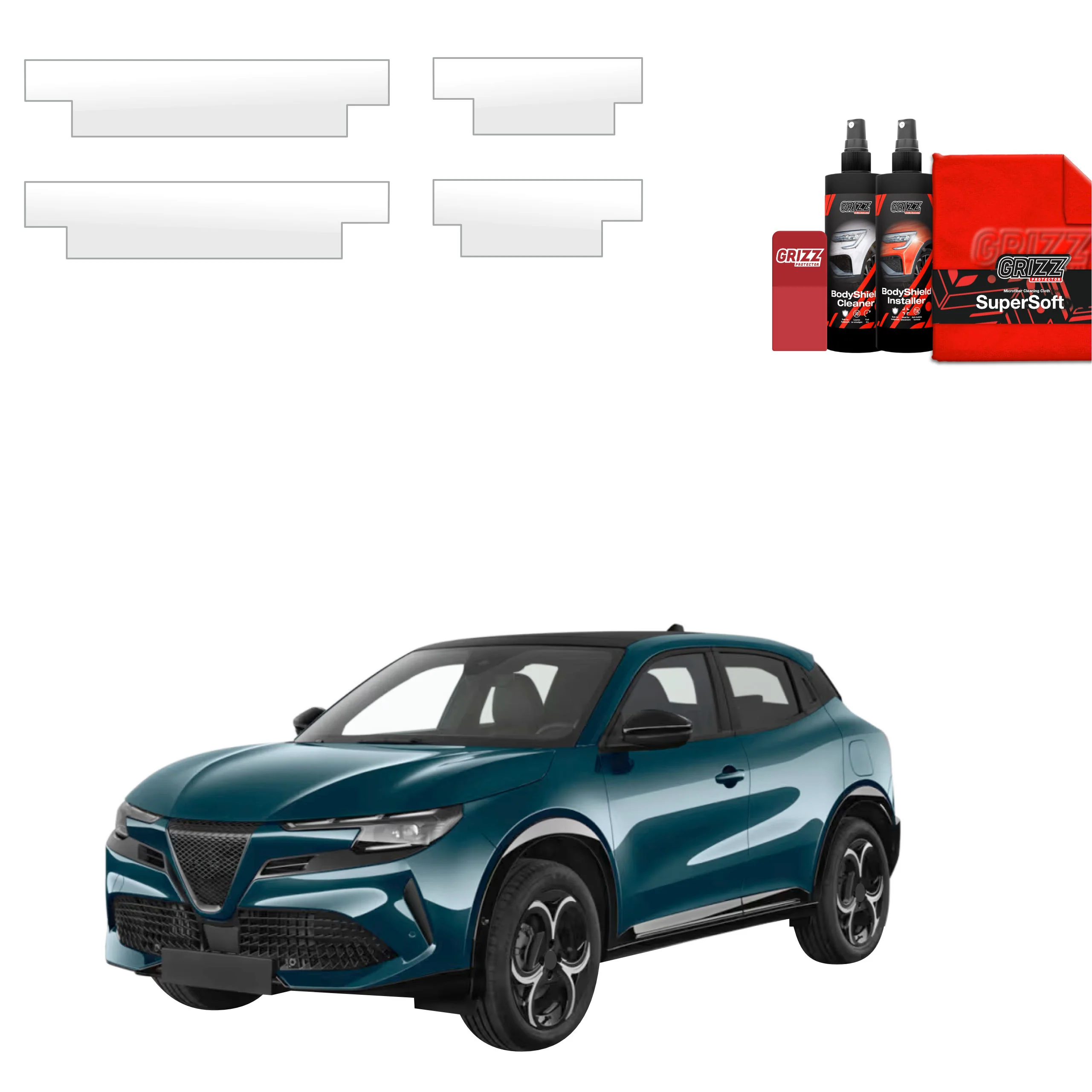 4in1 Schutzfolie für Schweller - Alfa Romeo Junior (2024-2026)