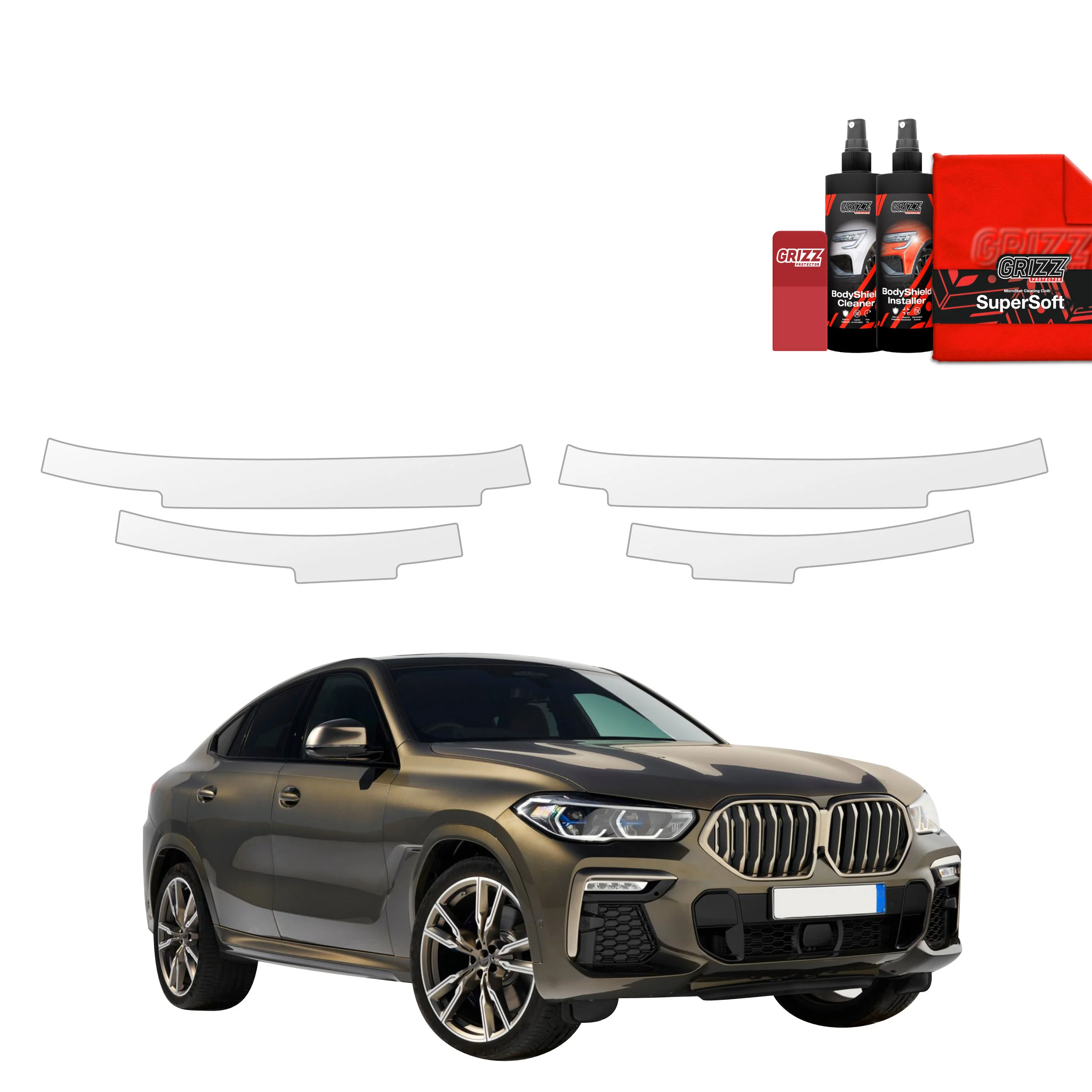 4in1 Schutzfolie für Schweller - BMW X6M (2019-2023)