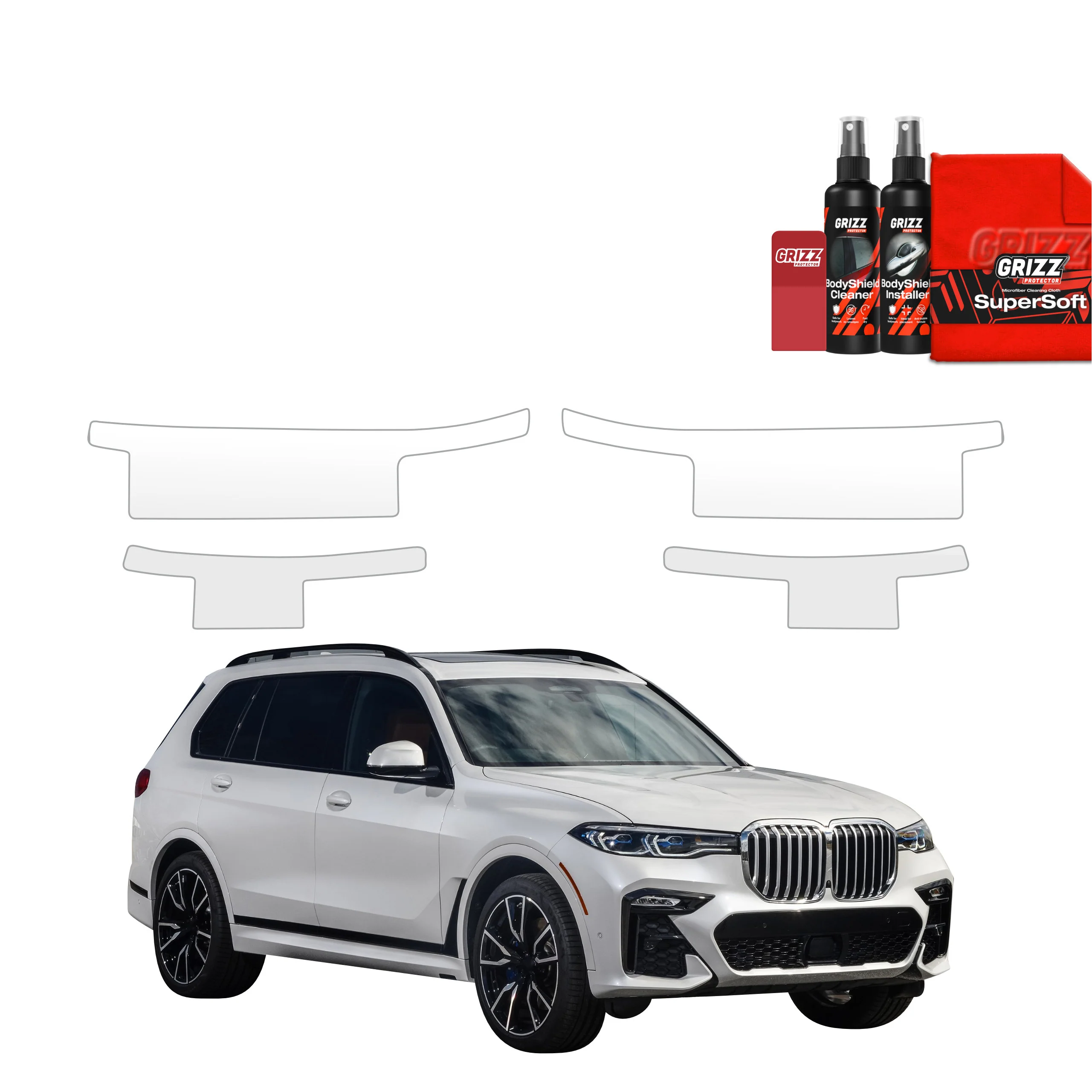4in1 Schutzfolie für Schweller - BMW X7 G07 (2018-2022)