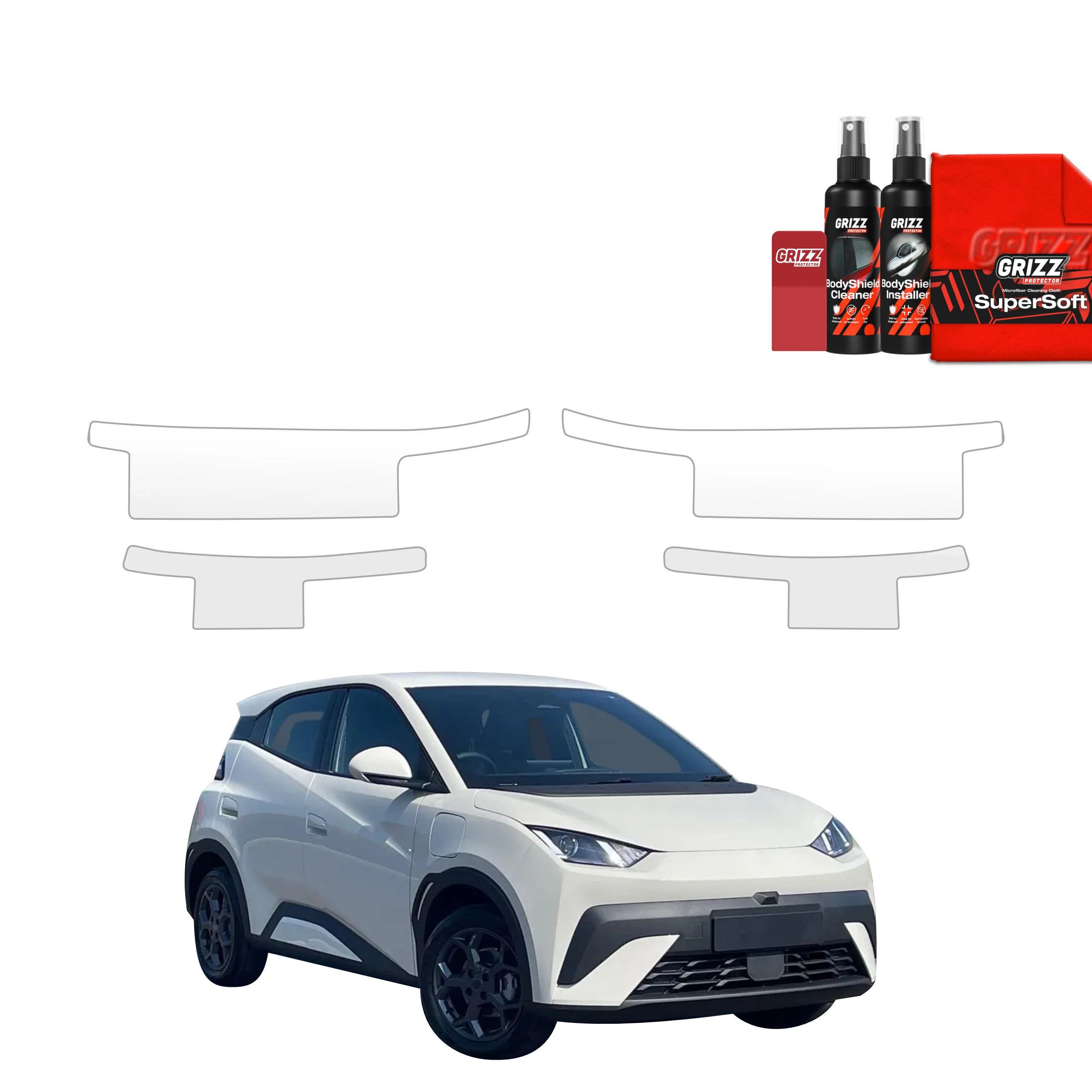 4in1 Schutzfolie für Schweller - BYD Dolphin Surf (2026)