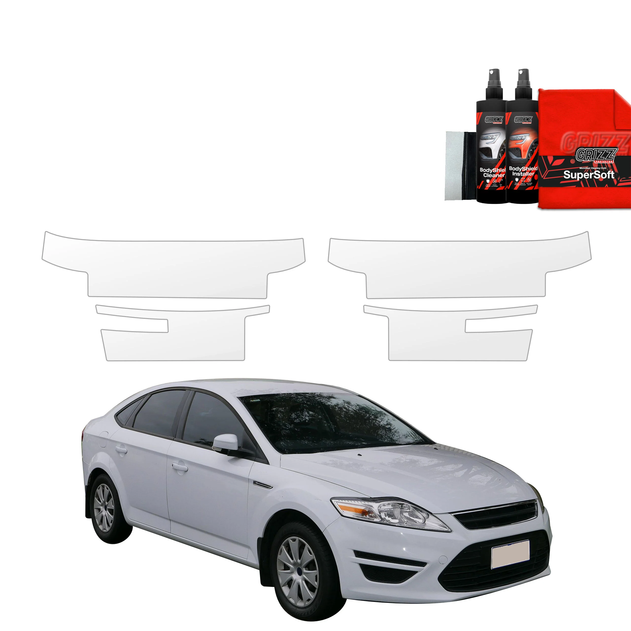 4in1 Schutzfolie für Schweller - Ford Mondeo Mk4 (2010-2014)