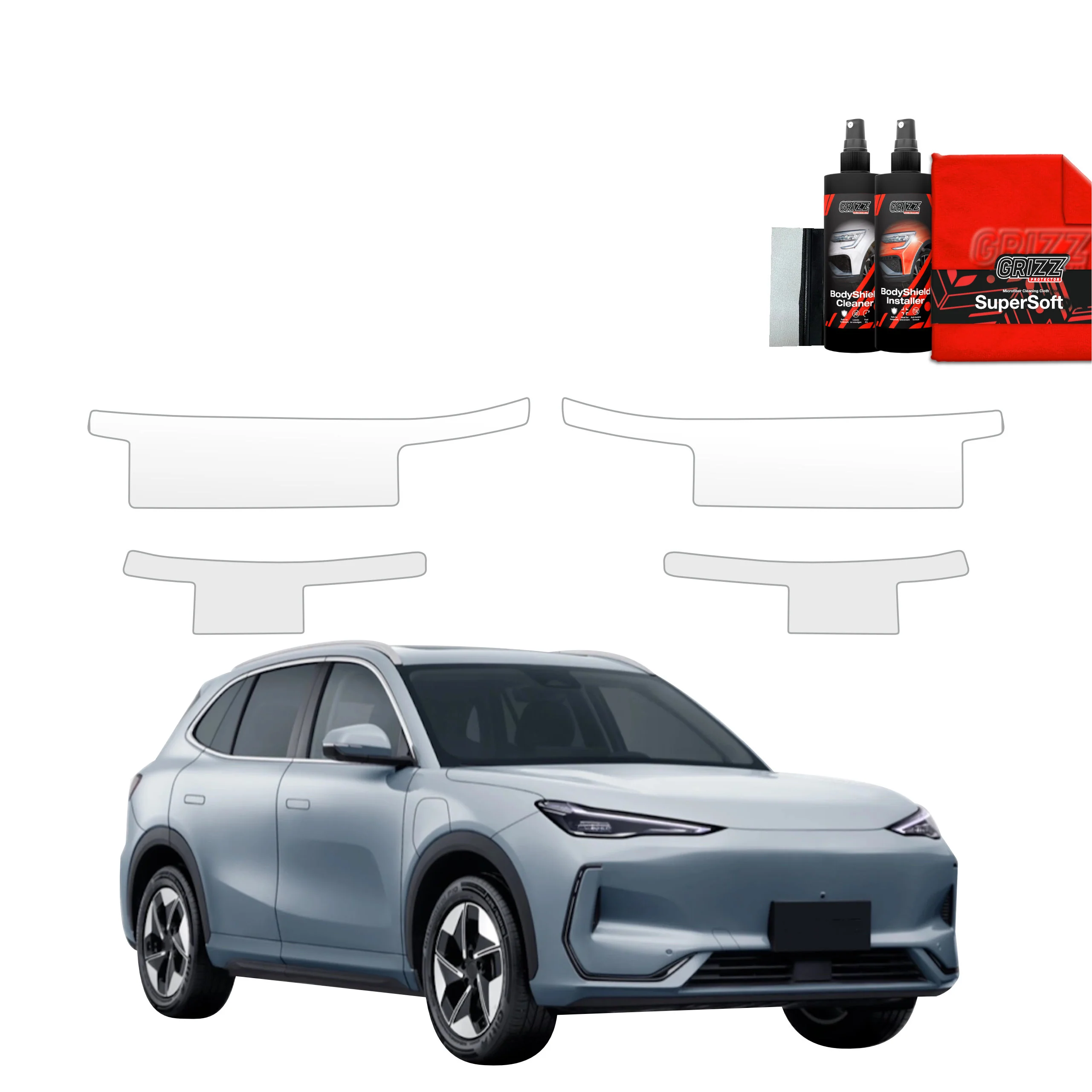 4in1 Schutzfolie für Schweller - Geely EX5 (2025-2026)