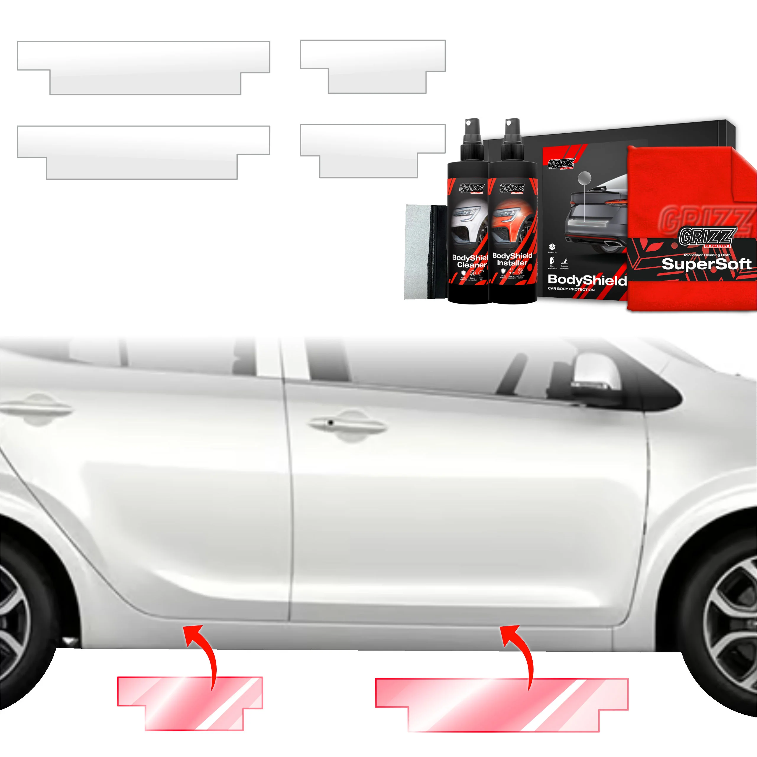 4in1 Schutzfolie für Schweller - Kia Picanto (2023-2026)