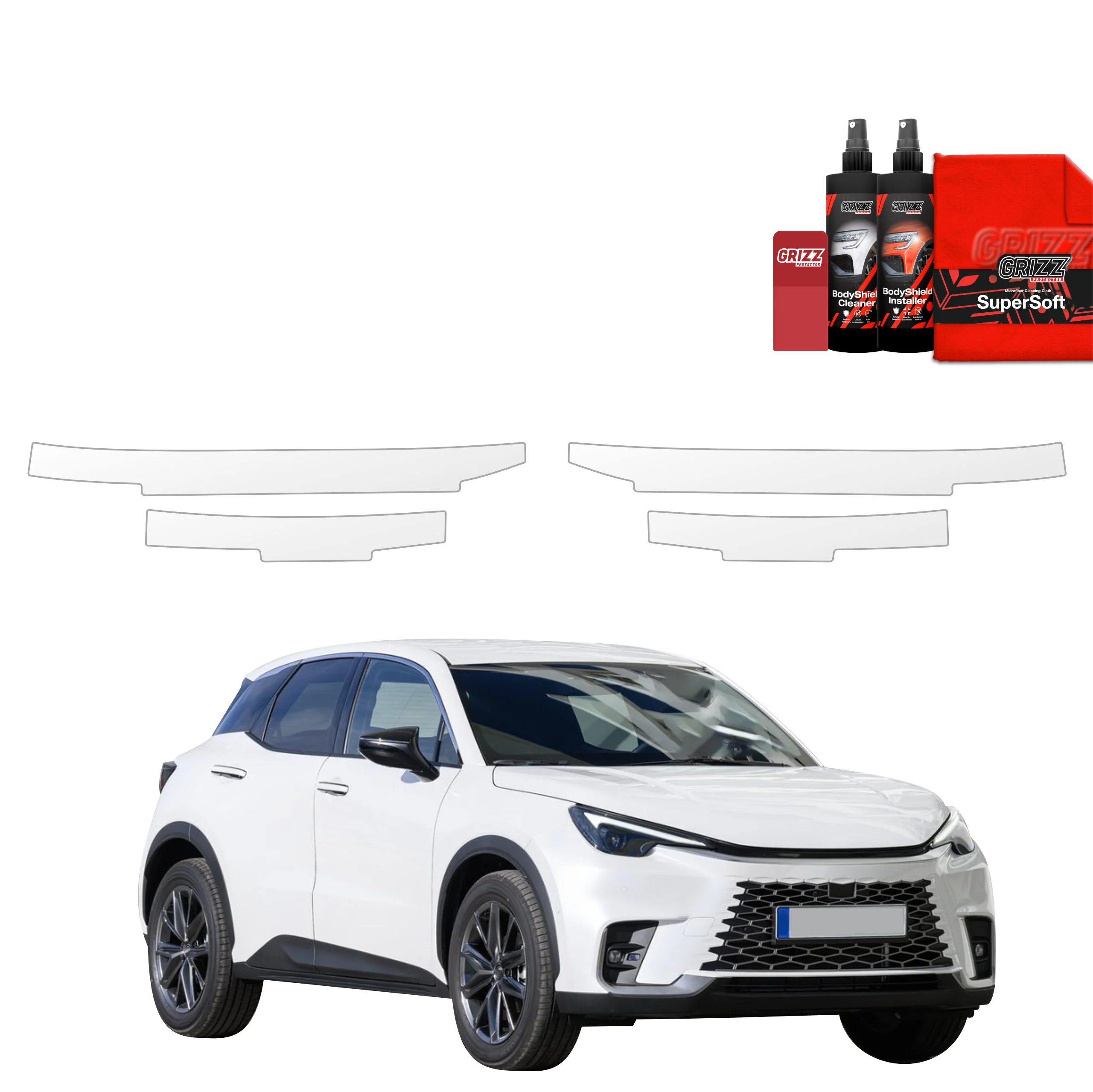 4in1 Schutzfolie für Schweller - Lexus LBX (2023-2026)