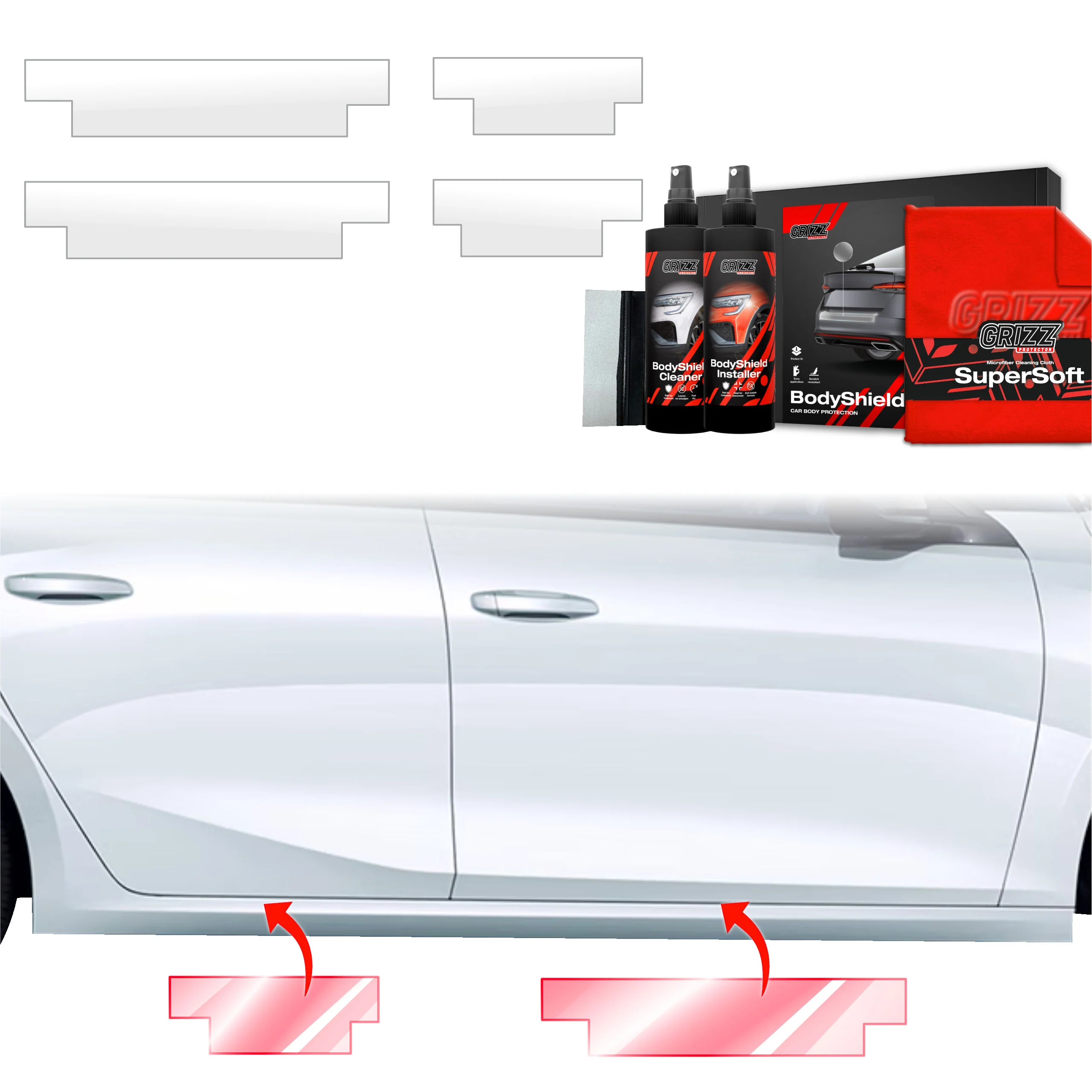 4in1 Schutzfolie für Schweller - Opel Astra (2021- 2024)