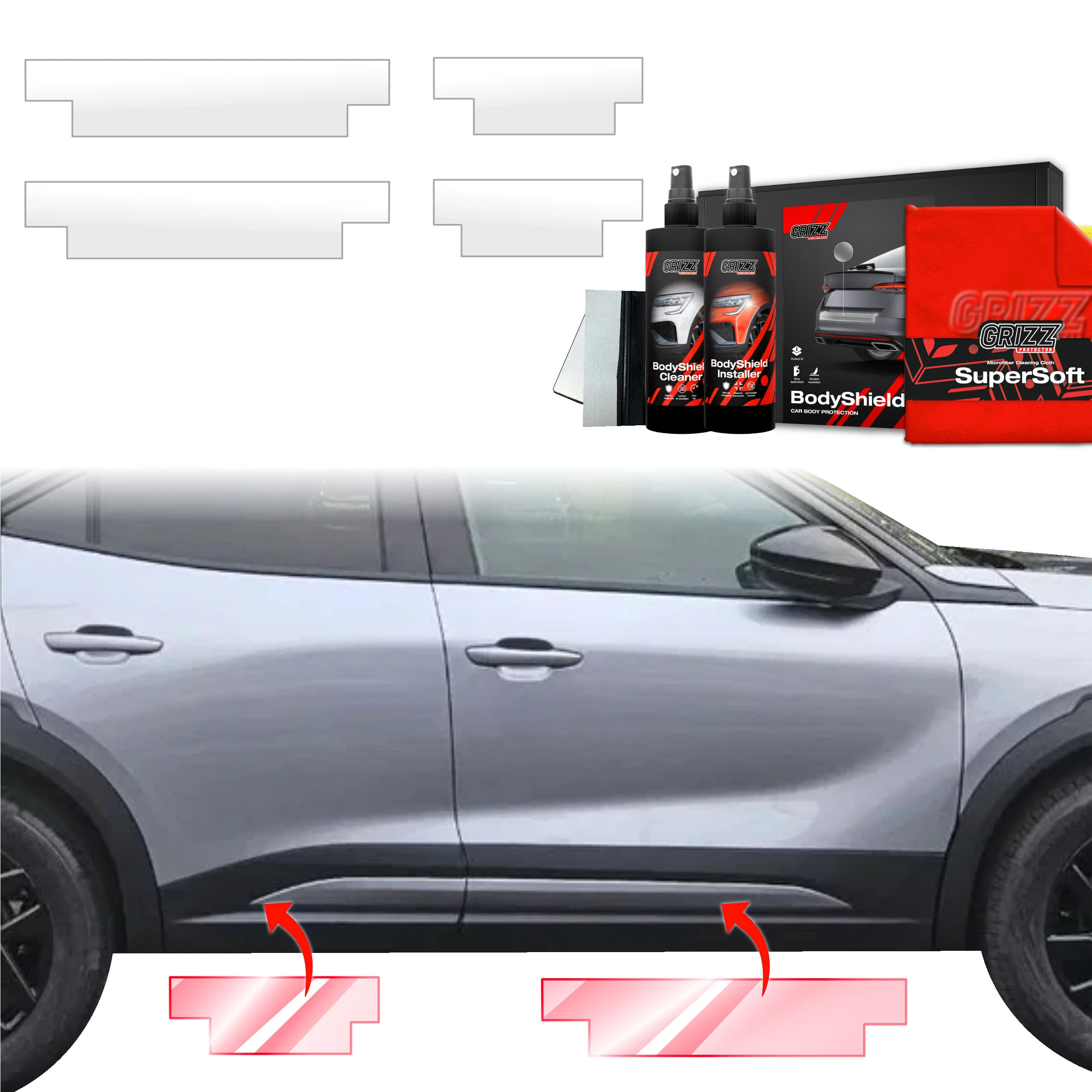 4in1 Schutzfolie für Schweller - Opel Mokka (2021-2026)
