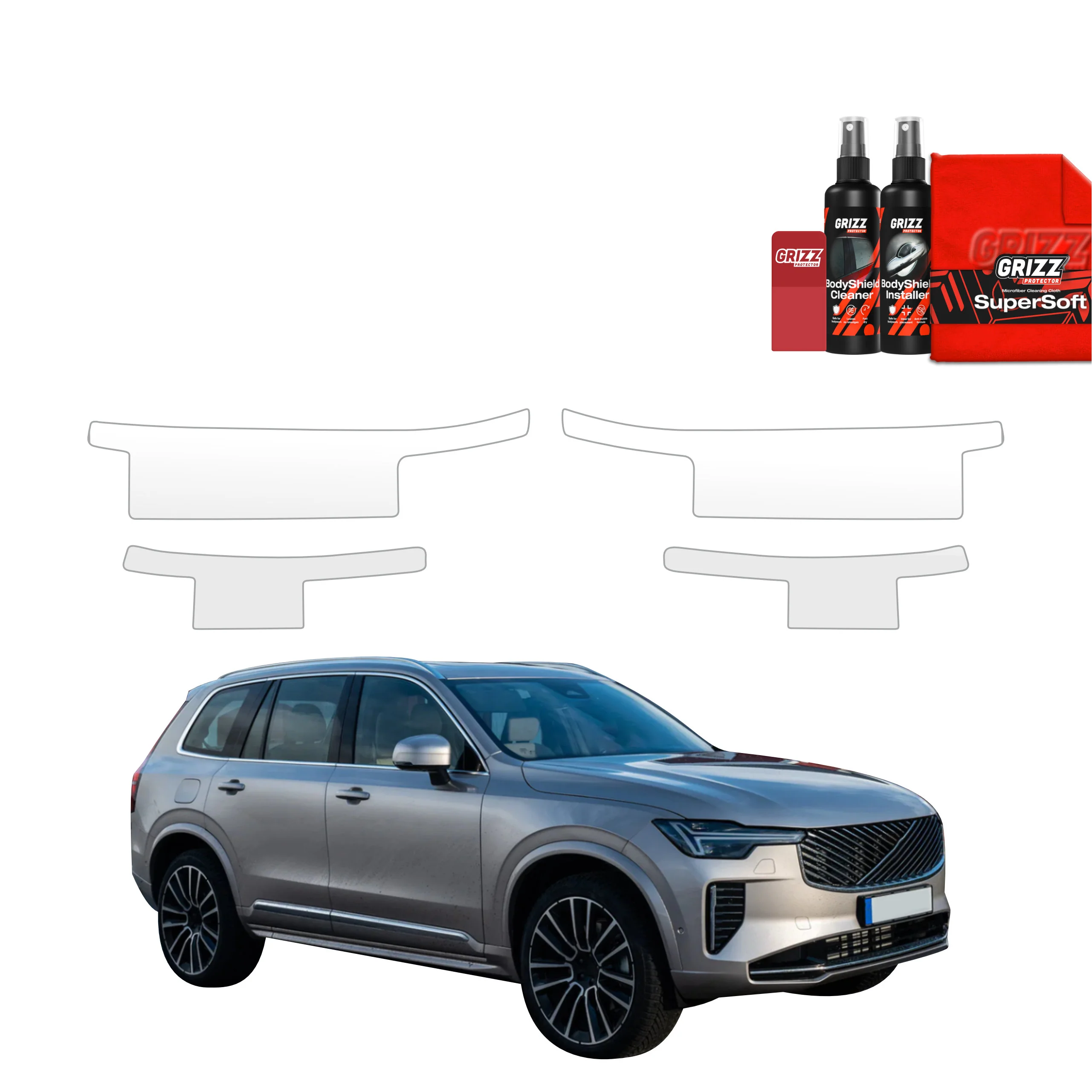 4in1 Schutzfolie für Schweller - Volvo XC90 (2026)