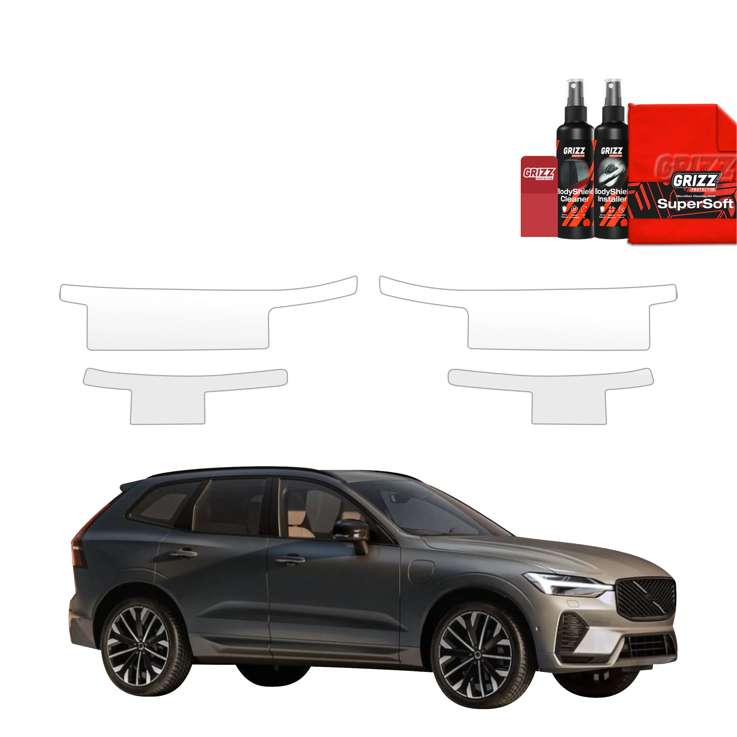 4in1 Schutzfolie für Schweller - Volvo XC60 (2025-2026)