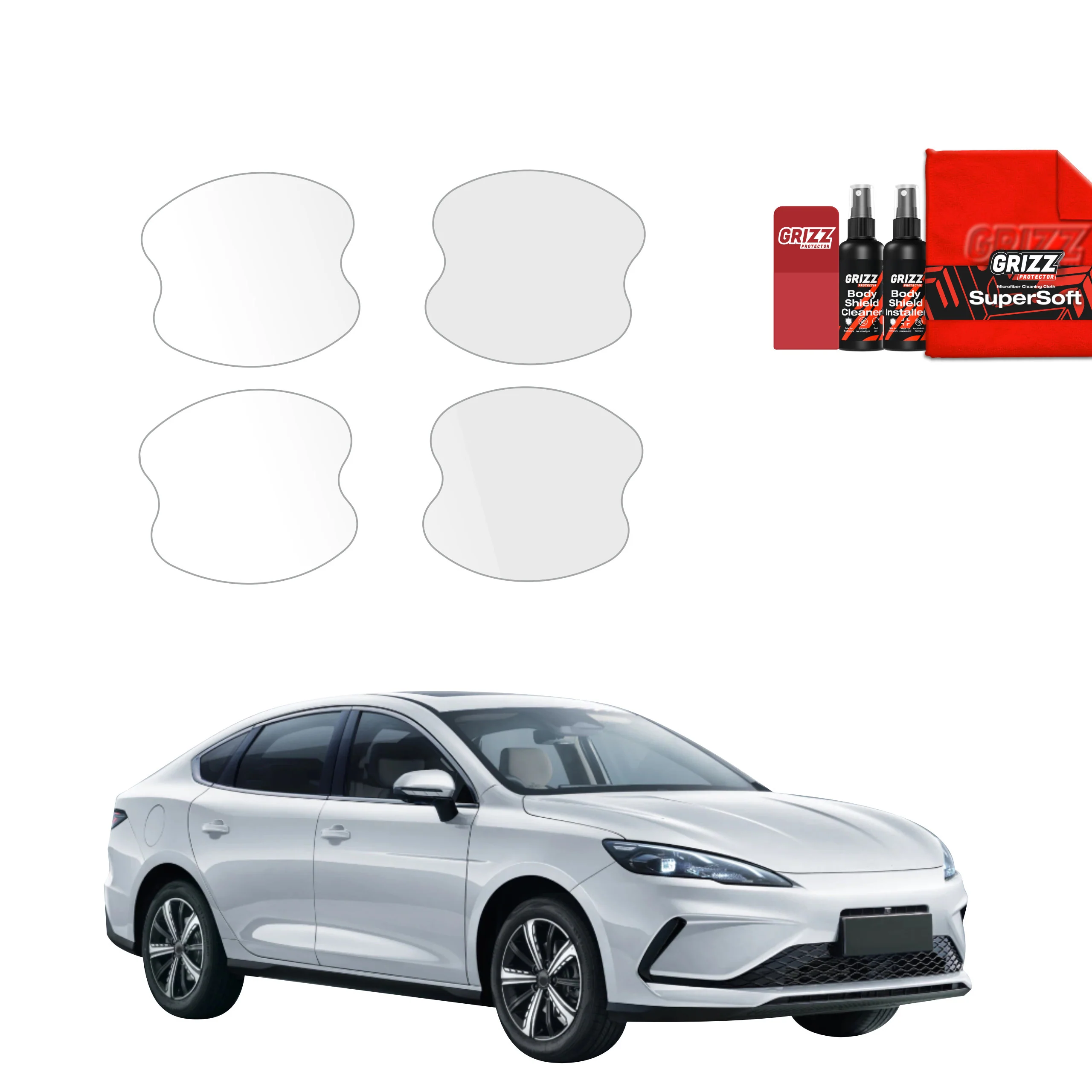 4in1 Schutzfolie für Türgriffmulden - BYD Seal 05 Dm-i (2025-2026)