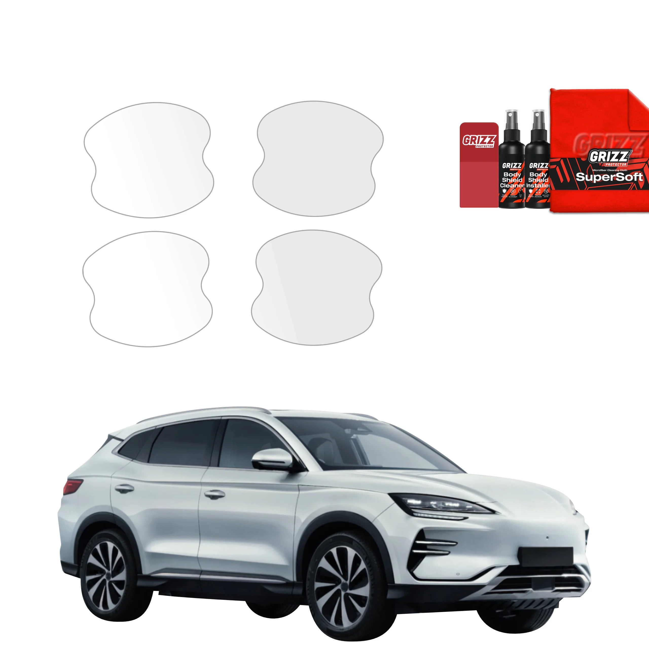 4in1 Schutzfolie für Türgriffmulden - BYD Seal U DM-i (2024-2026)
