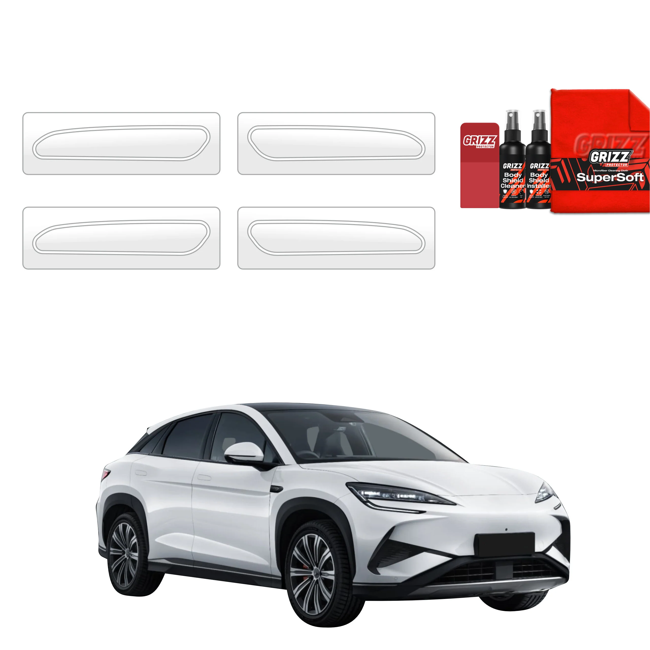4in1 Schutzfolie für Türgriffmulden - BYD Sealion 7 (2025-2026)