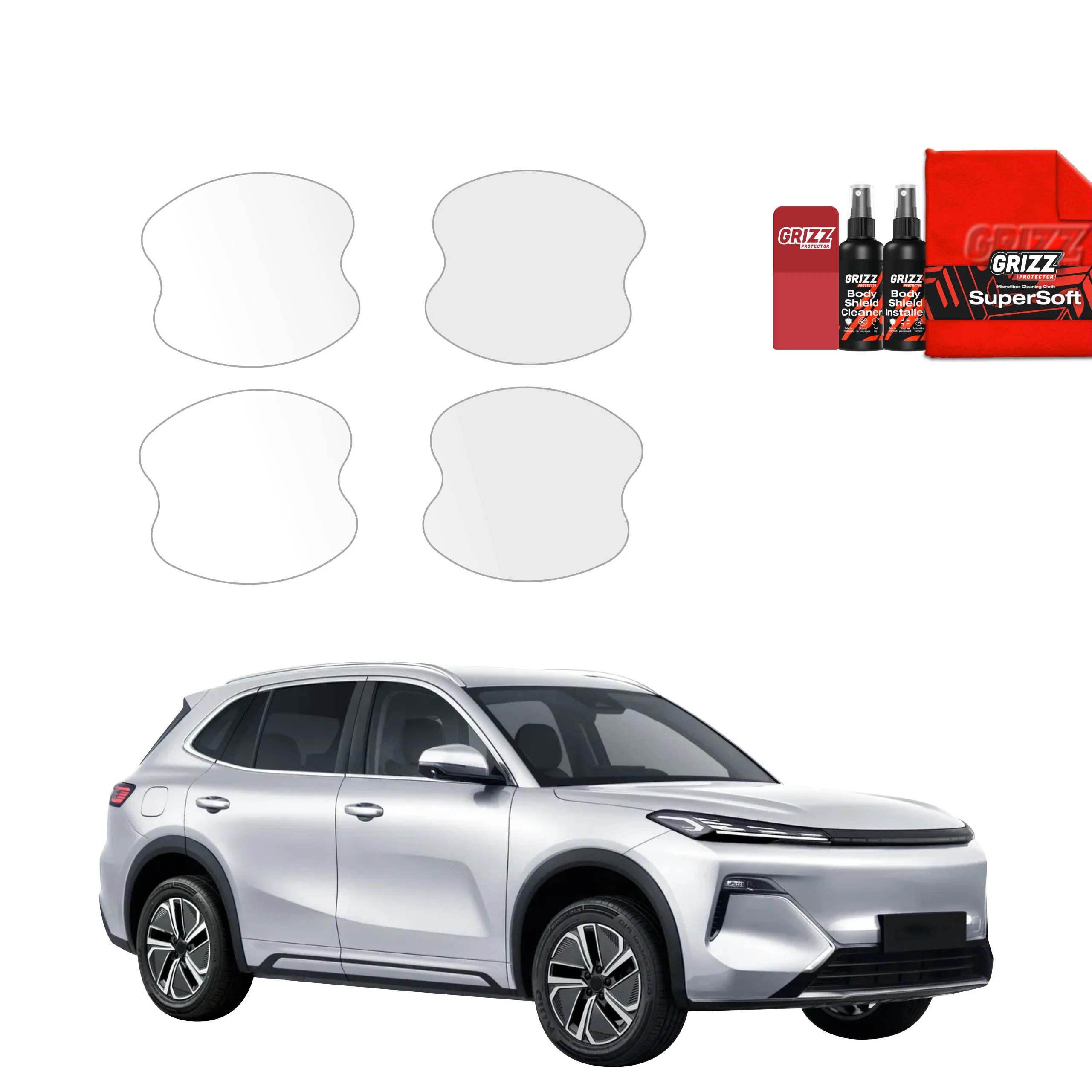 4in1 Schutzfolie für Türgriffmulden - Geely Starray EM-i (2025-2026)
