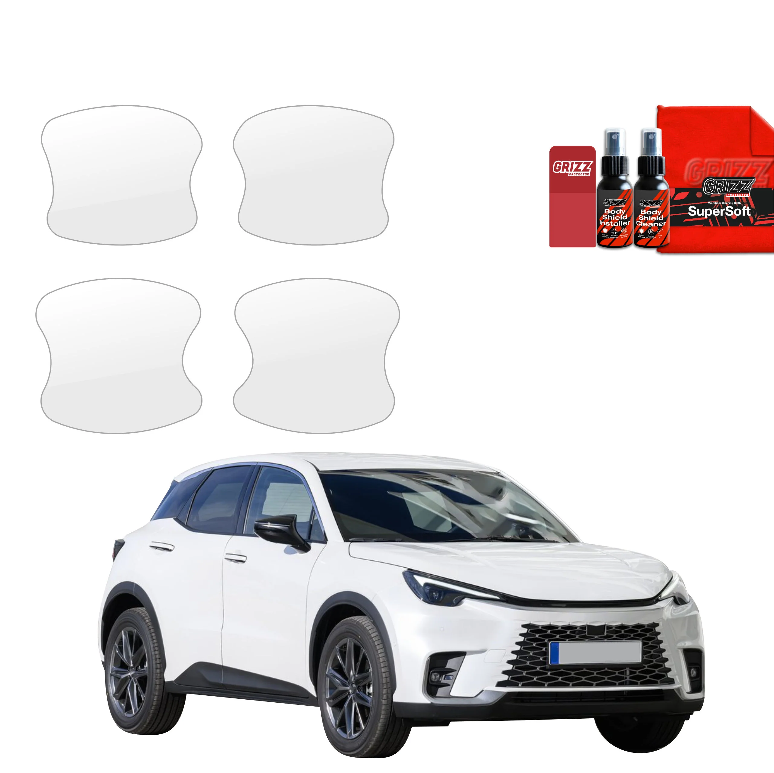 4in1 Schutzfolie für Türgriffmulden - Lexus LBX (2023-2026)