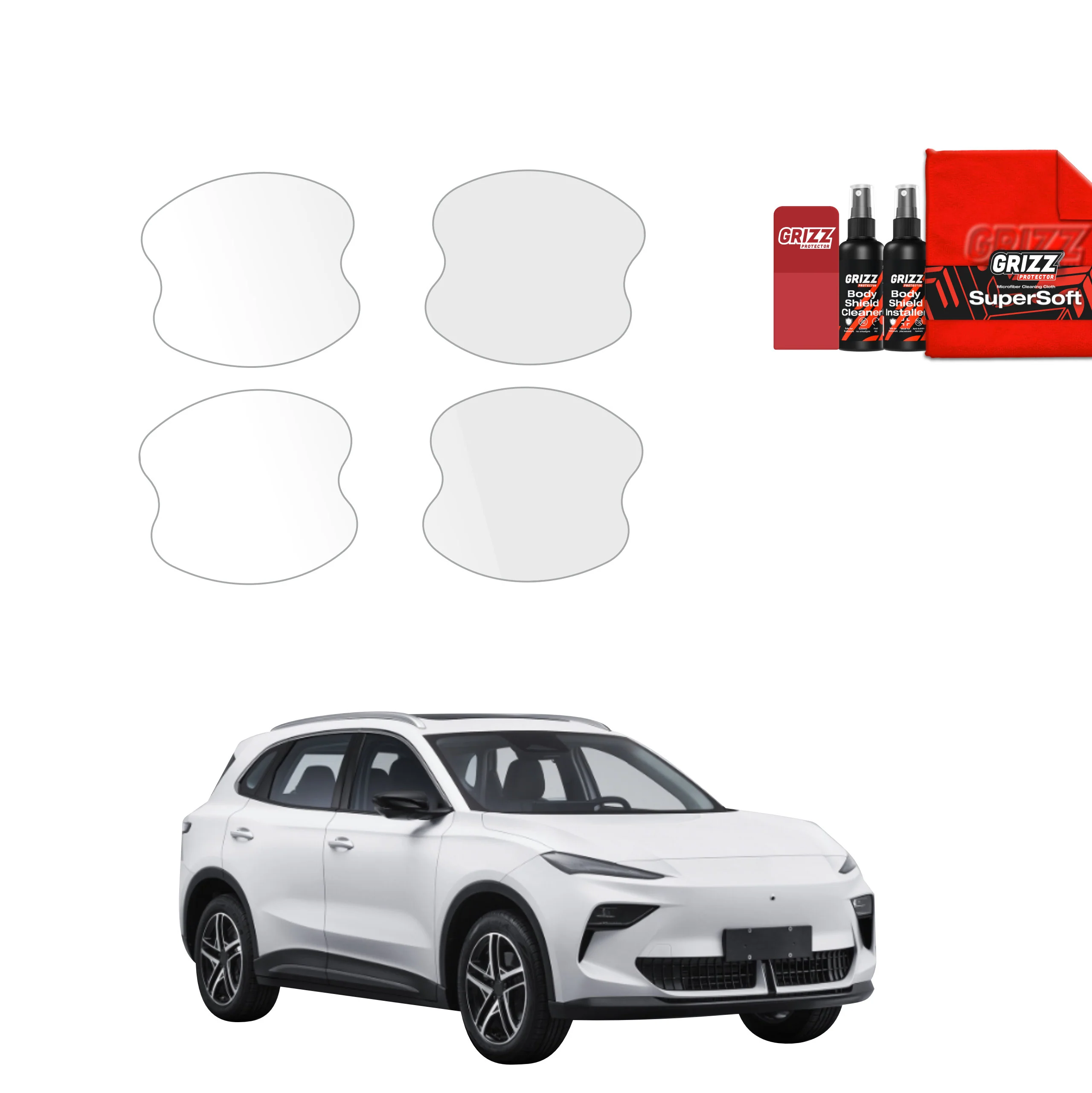 4in1 Schutzfolie für Türgriffmulden - MG S5 EV (2025-2026)