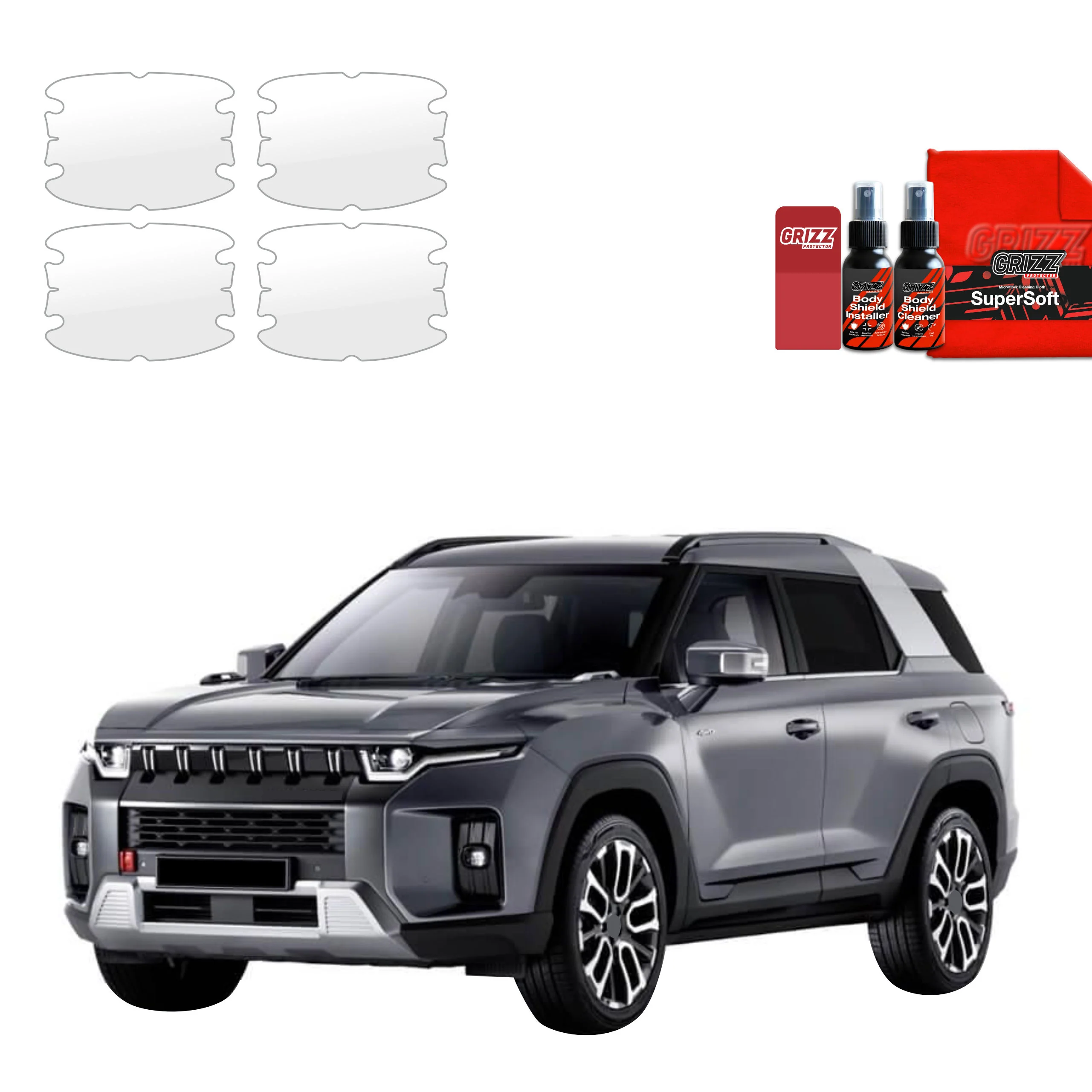 4in1 Schutzfolie für Türgriffmulden - SsangYong Torres (2024-2026)