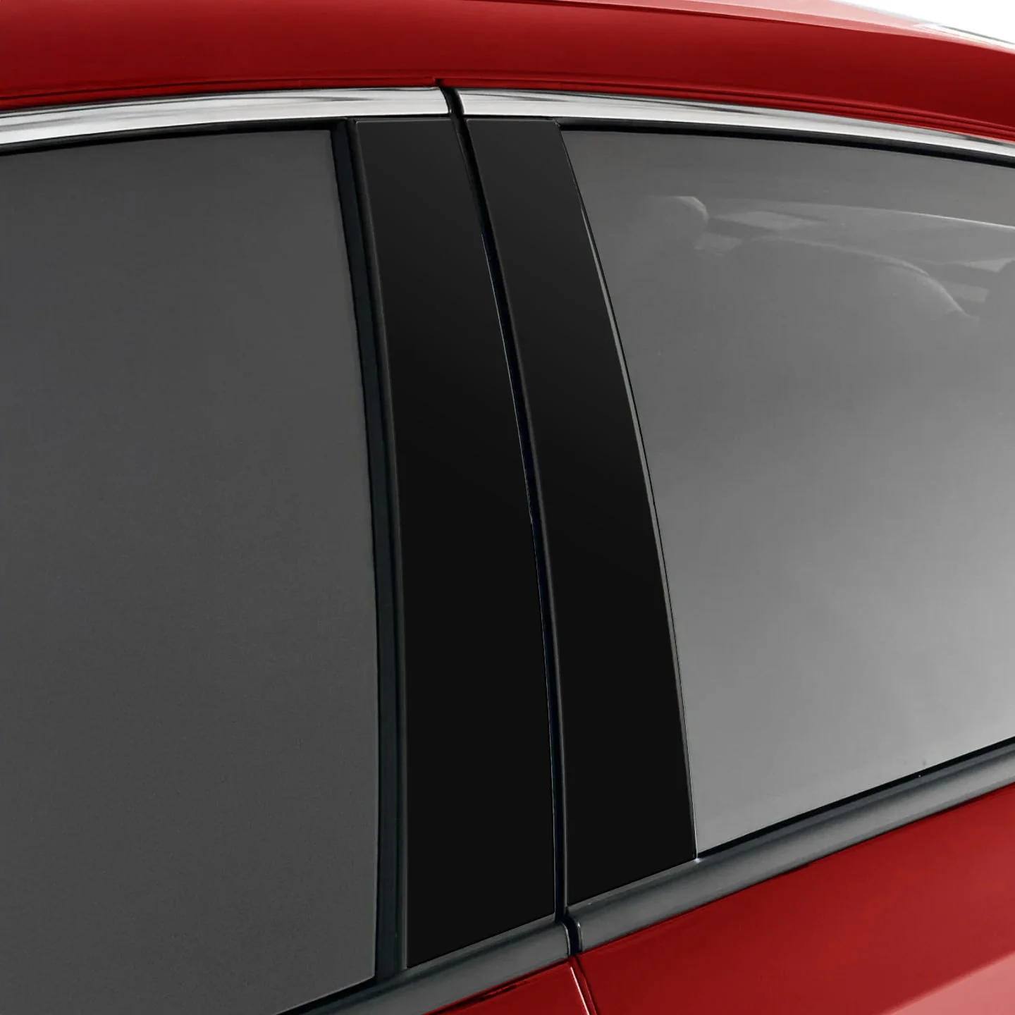 4in1 Schwarze schutzfolie für B-Säule - Skoda Octavia 4 Hatchback Facelifting (2024-2026) - Image 2
