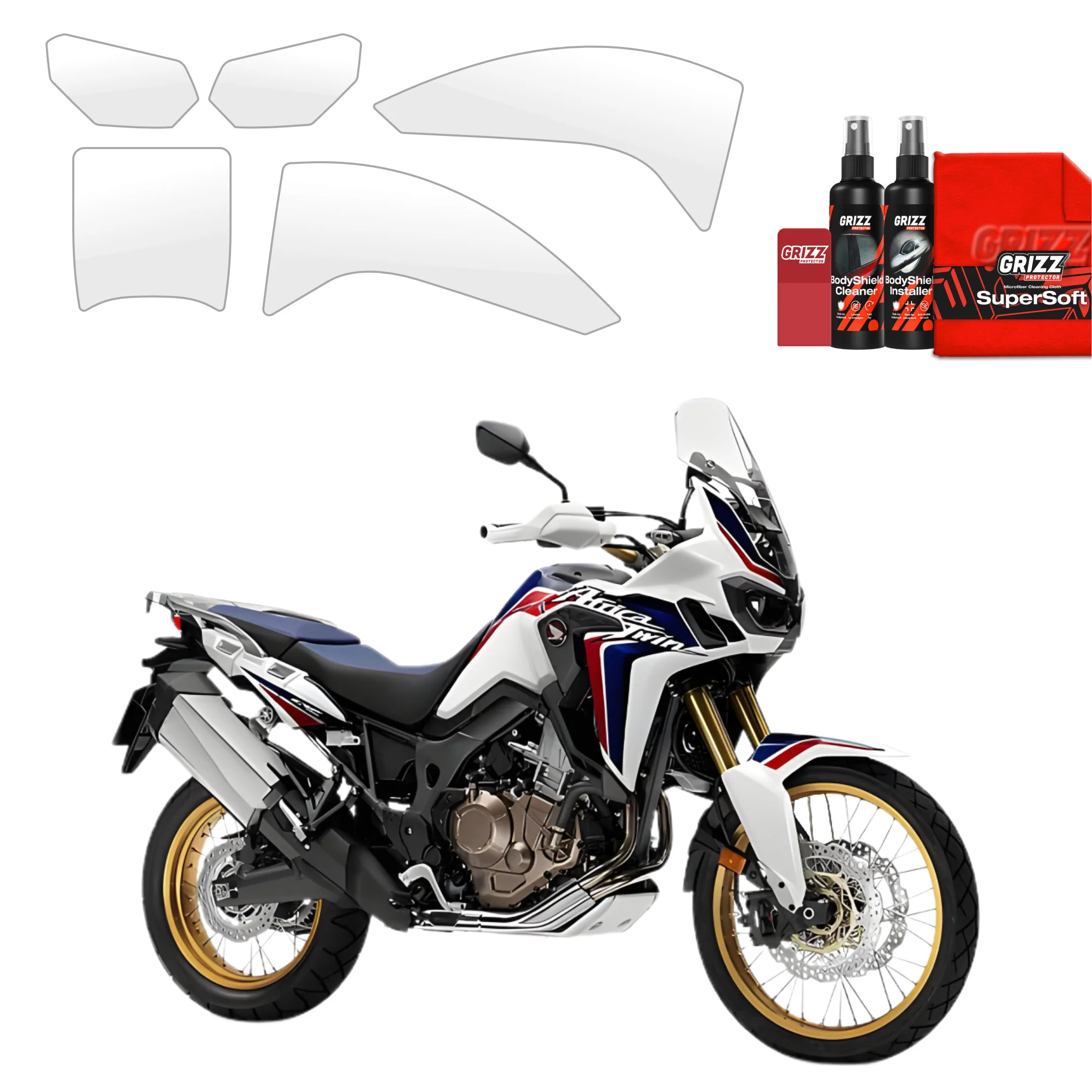 5in1 Schutzfolie - Honda CRF1000L Africa Twin (2015-2019)