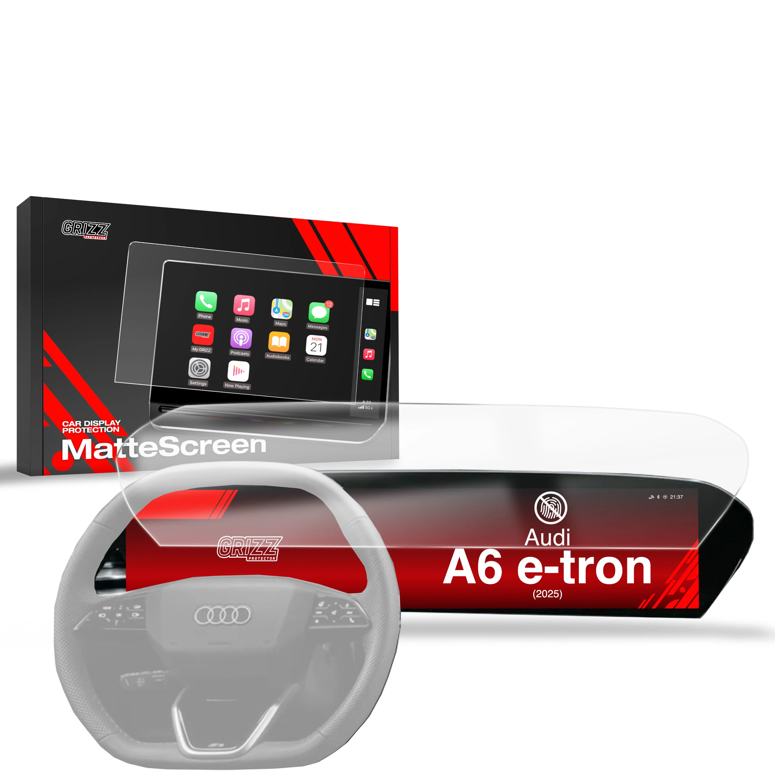 Displayschutzfolie für  Audi A6 e-tron 14,5" (2025-2026) Anti-Fingerprint, Matt