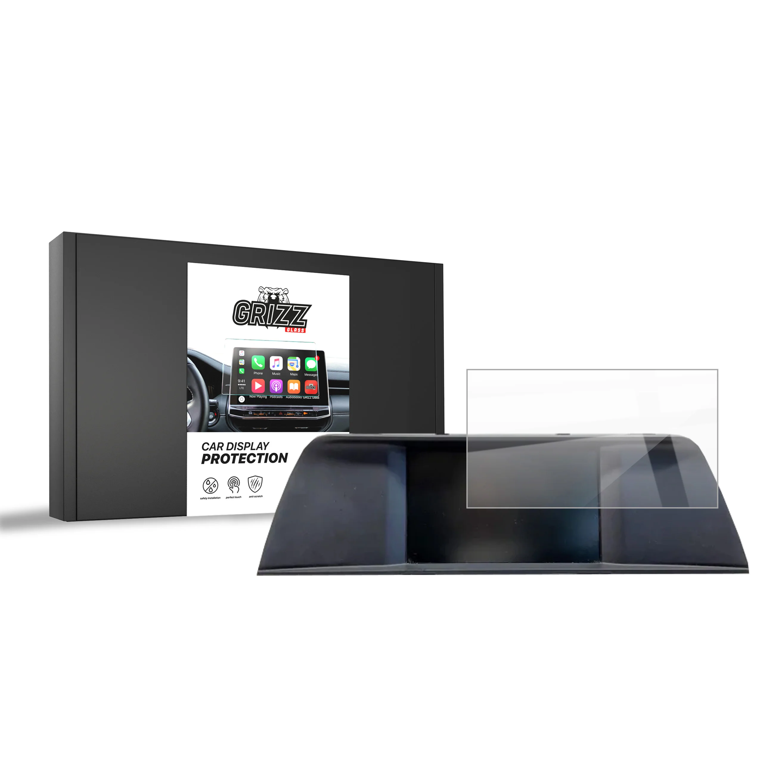 Displayschutzfolie für BMW 5 F10 F11 6,5" (2010-2013) Navi Folie, Kratzfest, Klar