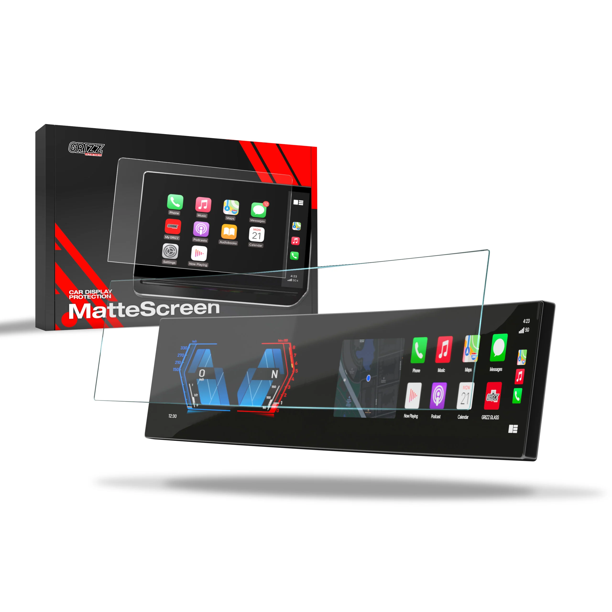 Displayschutzfolie für BMW M4 Coupe G22 (2023-2026) Anti-Fingerprint, Matt