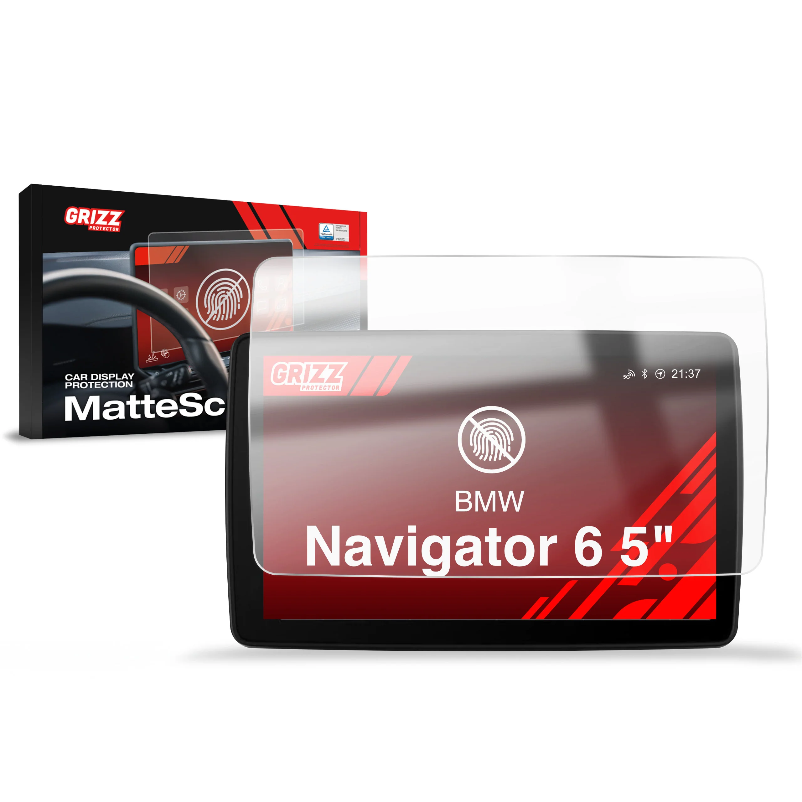 Displayschutzfolie für BMW Navigator 6 Anti-Fingerprint, Matt - Image 8