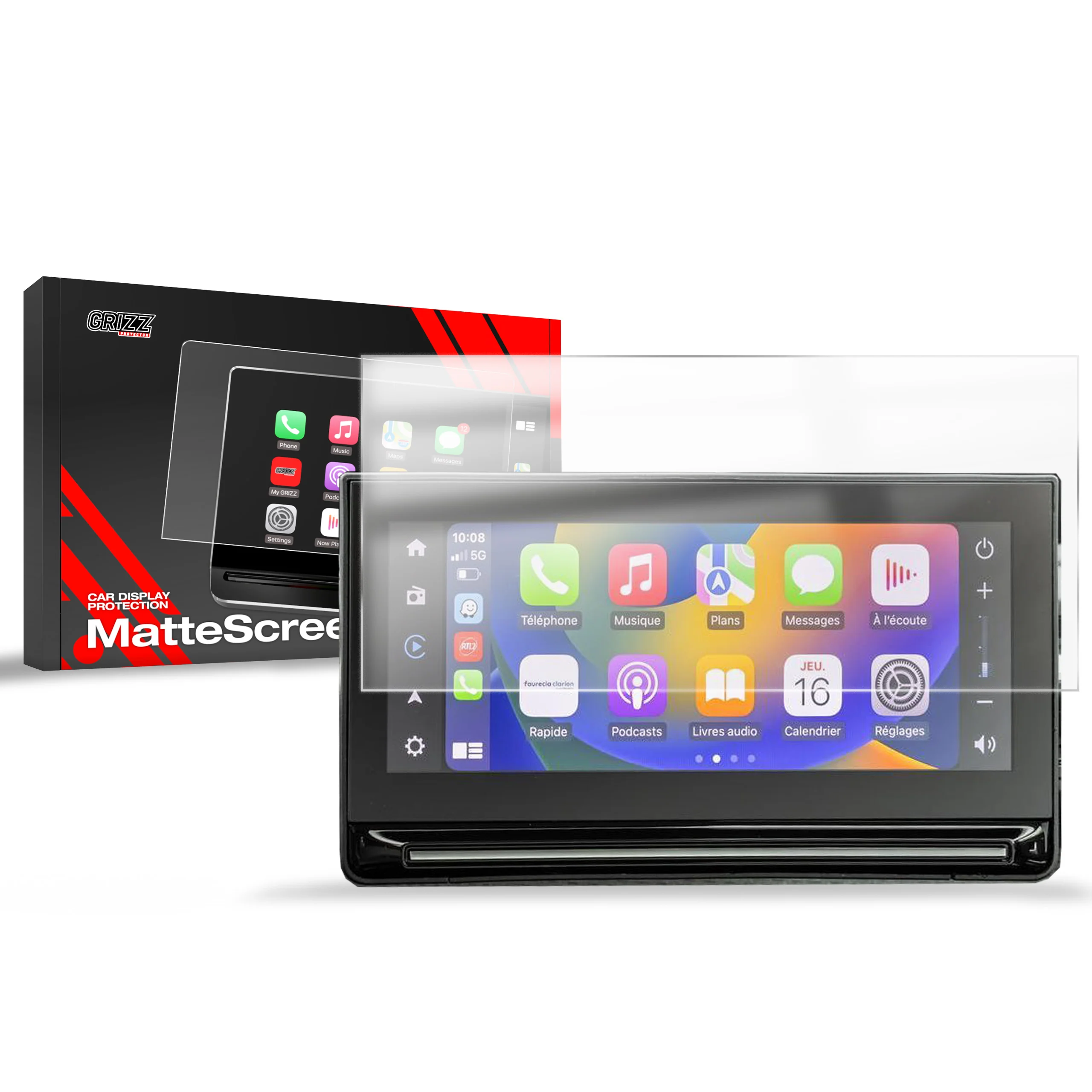 Displayschutzfolie für Citroen C3 10,25" (2024-2026) Anti-Fingerprint, Matt
