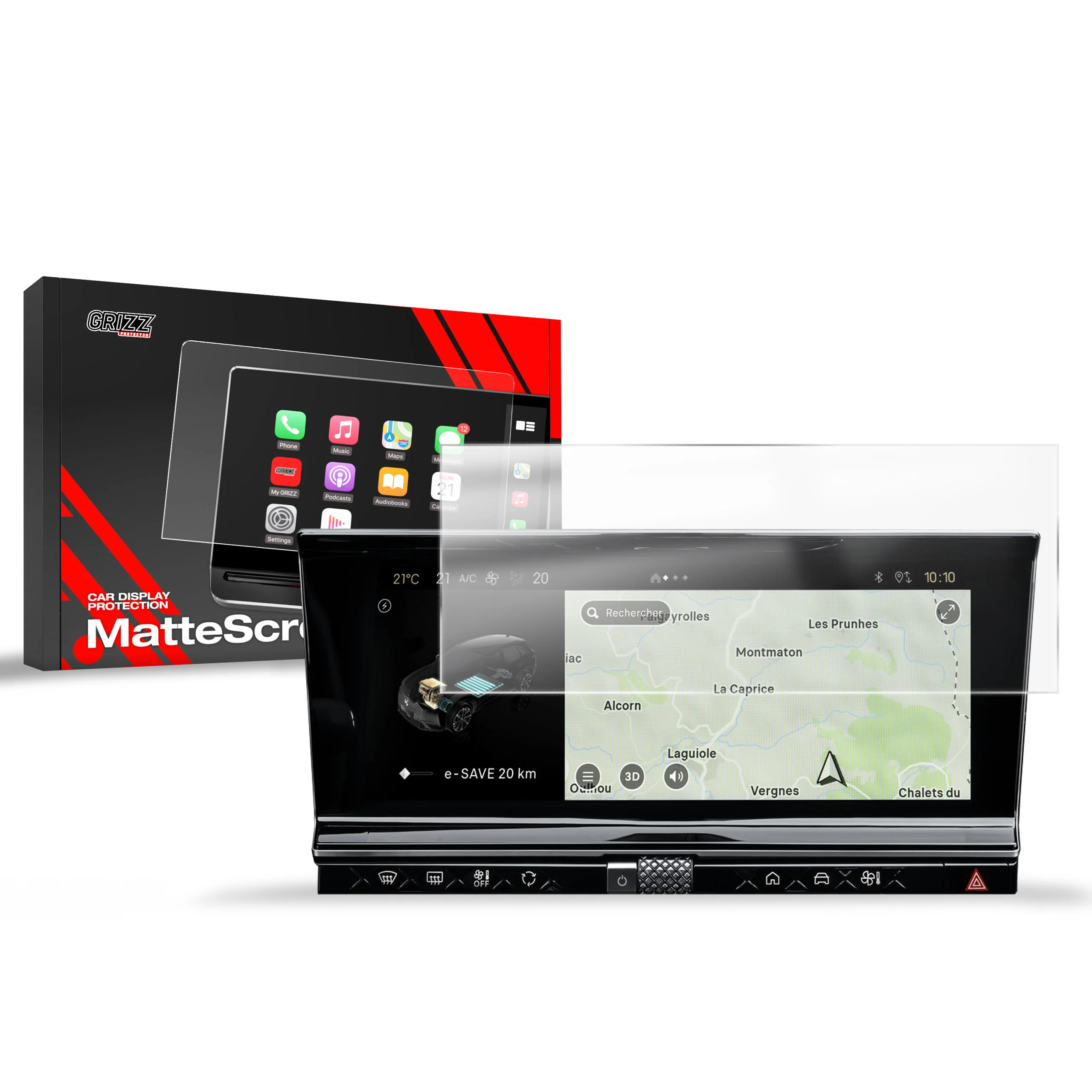 Displayschutzfolie für DS7 (2022-2026) Anti-Fingerprint, Matt