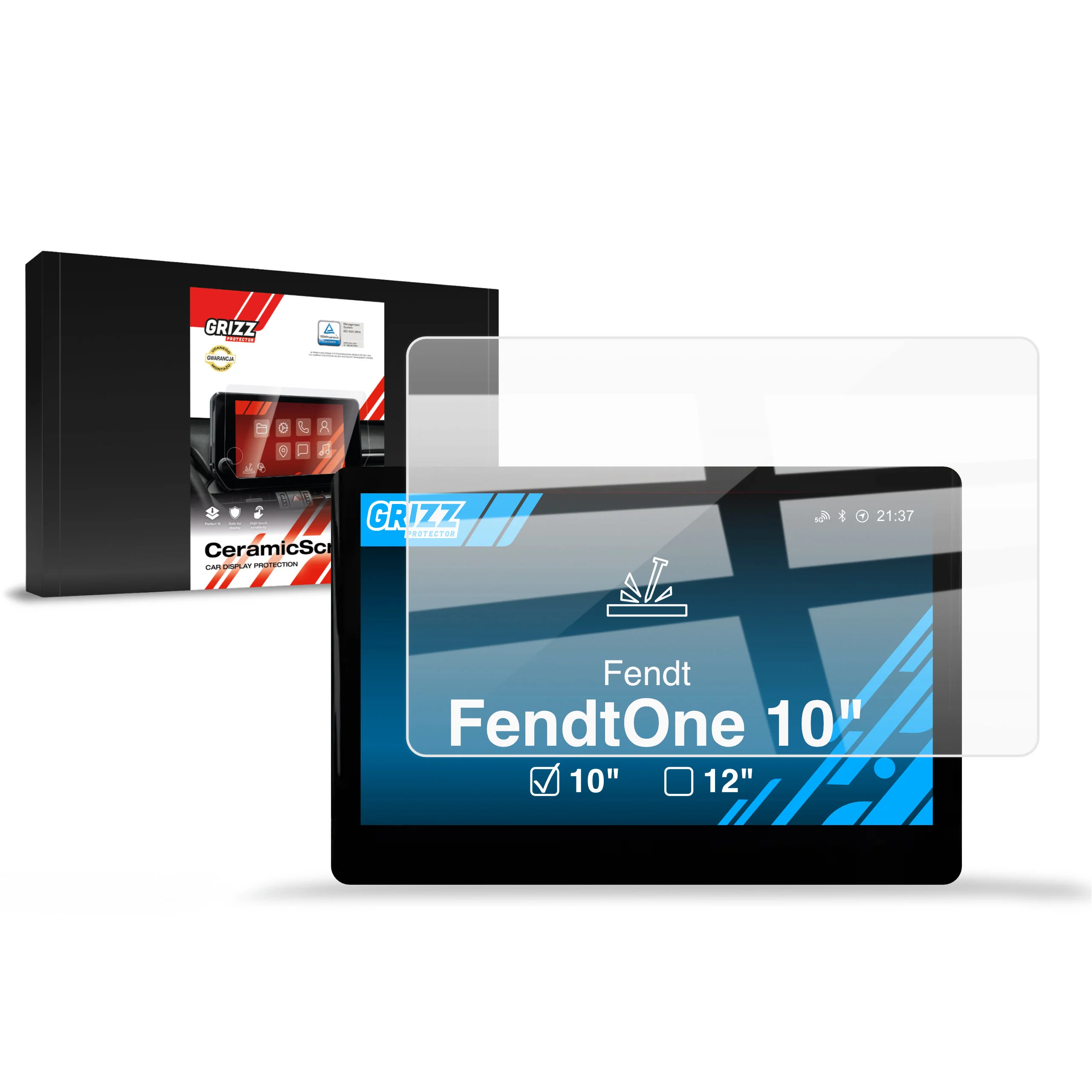 Displayschutzfolie für FendtONE 10" (2023-2026) Navi Folie, Kratzfest, Klar