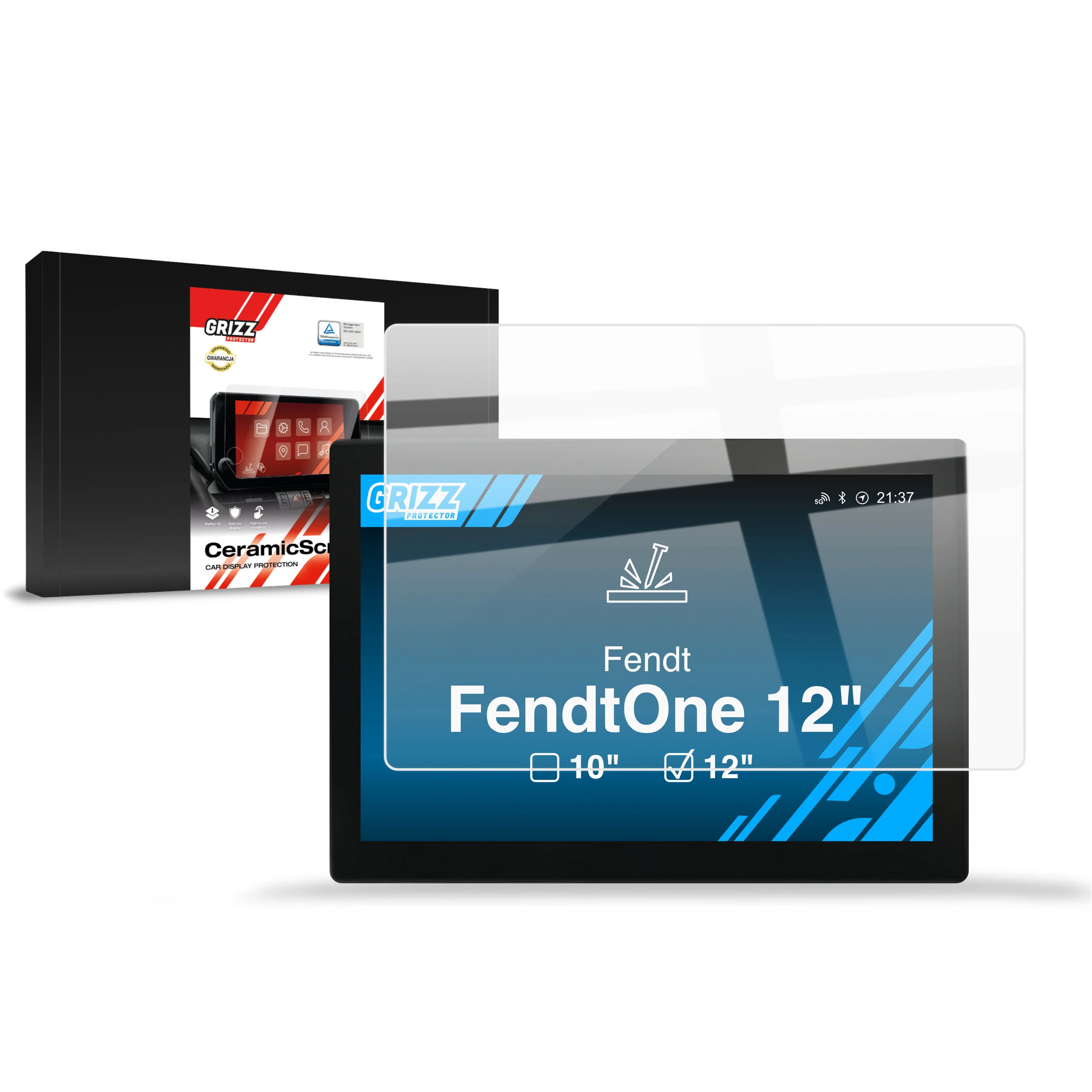 Displayschutzfolie für FendtONE 12" (2023-2026) Navi Folie, Kratzfest, Klar