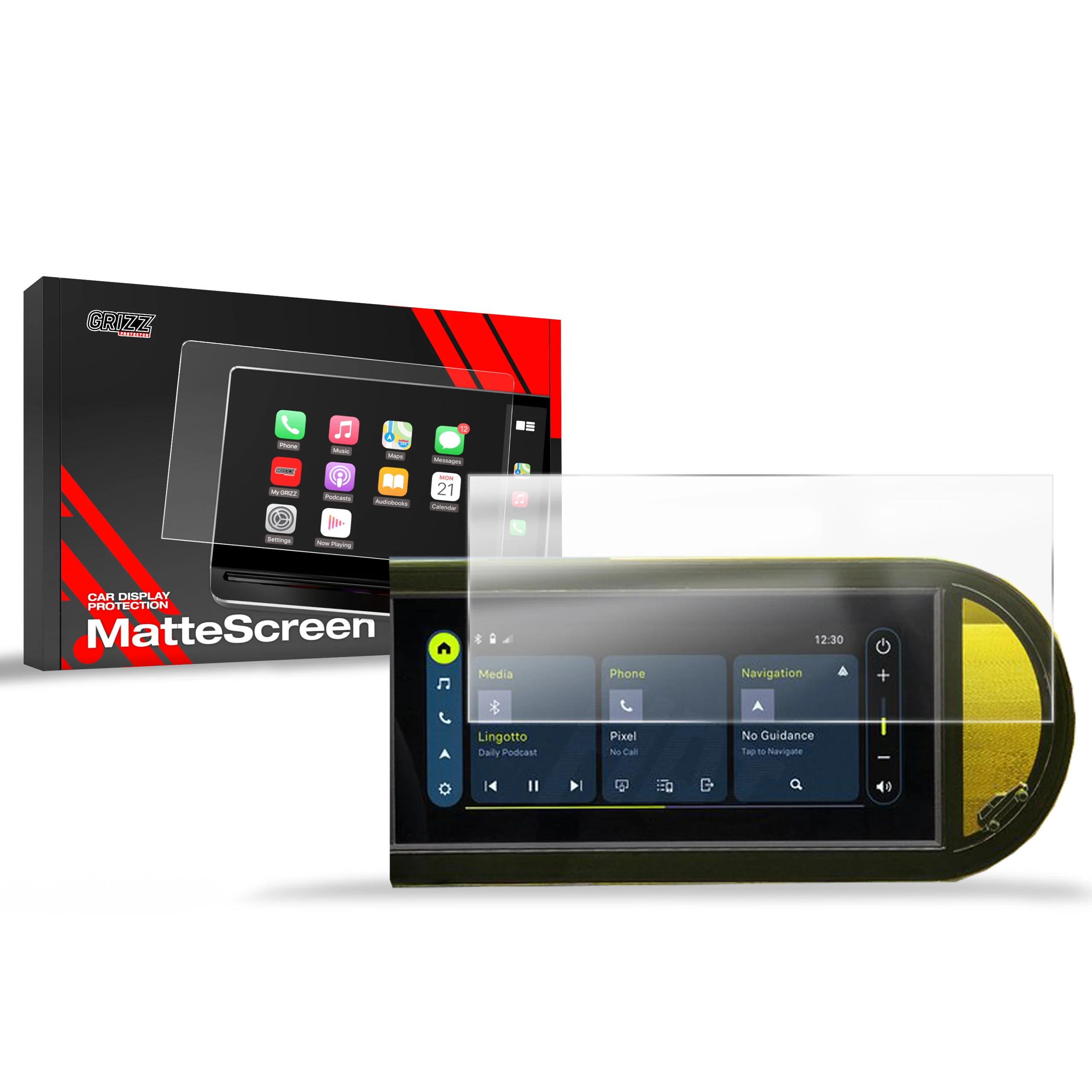 Displayschutzfolie für Fiat Grande Panda 10,25" (2025-2026) Anti-Fingerprint, Matt - Image 8