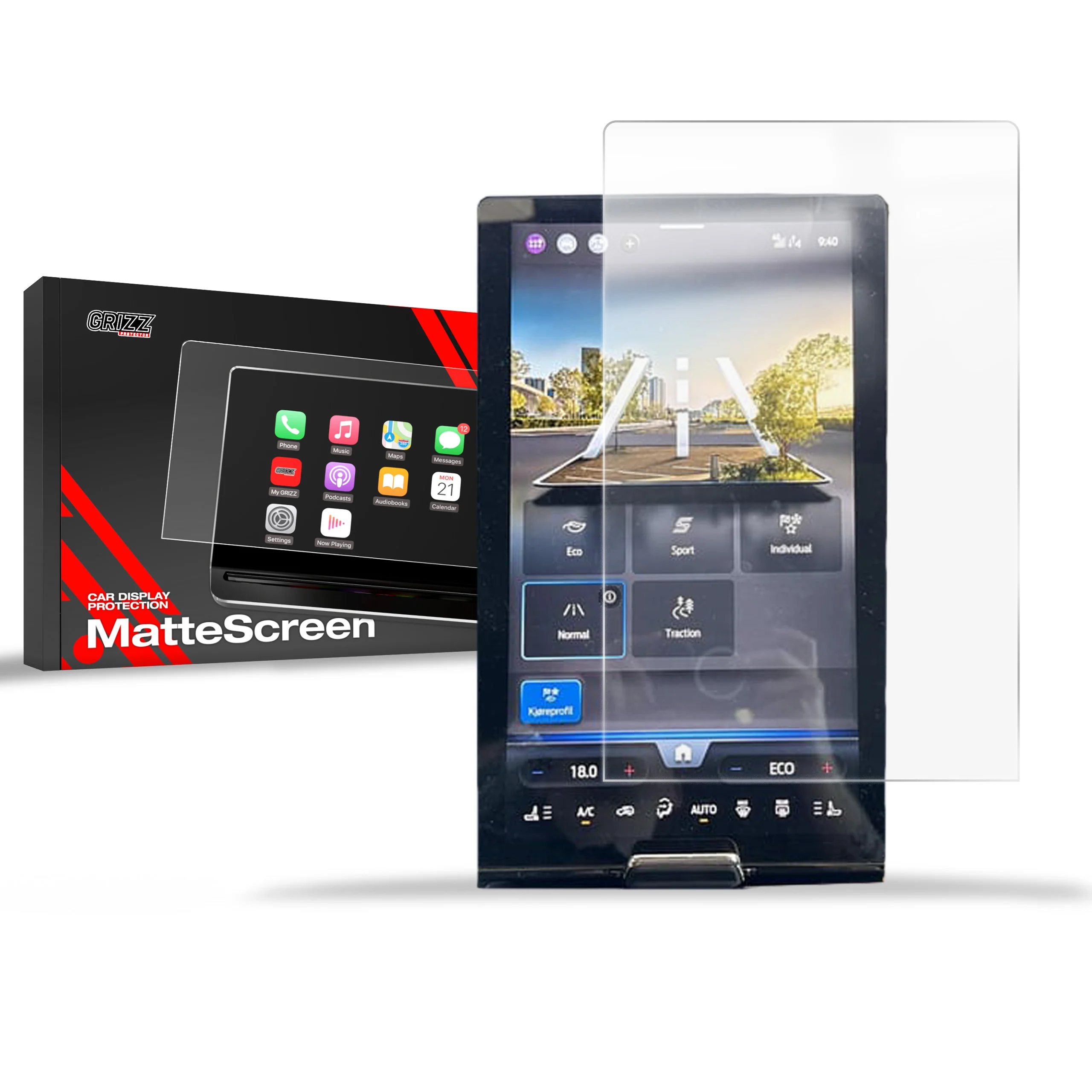 Displayschutzfolie für Ford Capri 14,6" (2025-2026) Anti-Fingerprint, Matt - Image 8