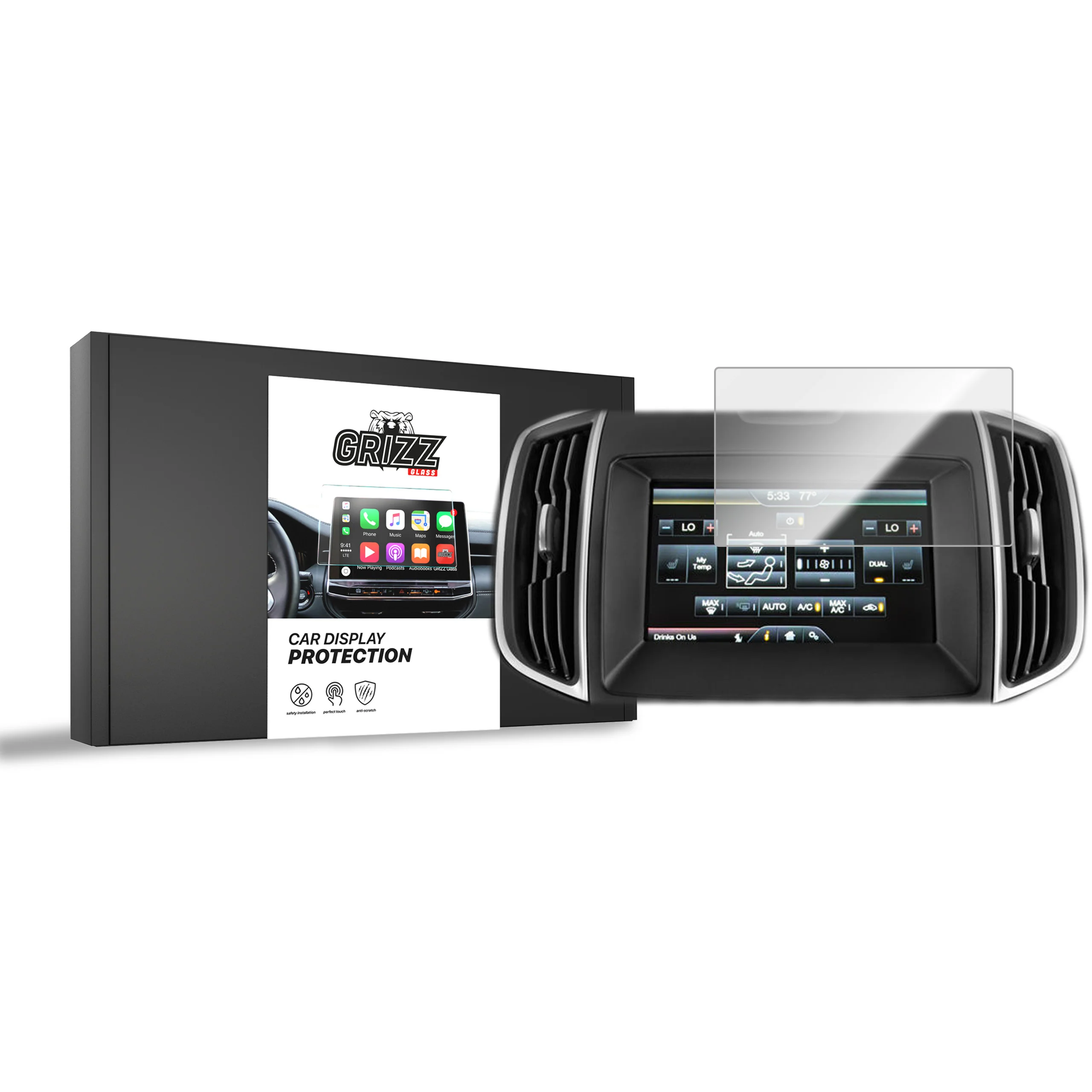 Displayschutzfolie für Ford Mondeo MK5 8" (2014-2022) Navi Folie, Kratzfest, Klar
